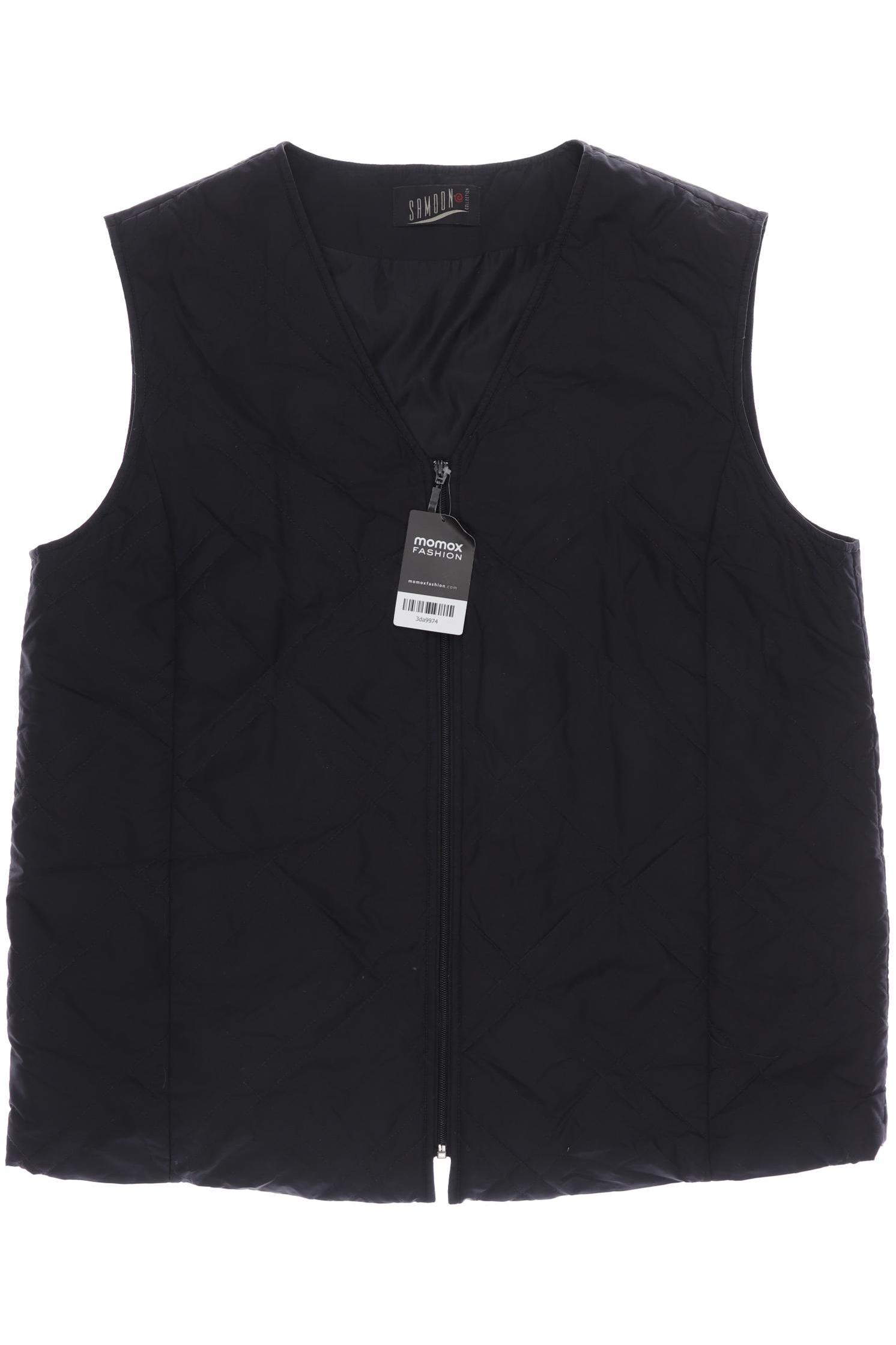 

Samoon by Gerry Weber Damen Weste, schwarz, Gr. 46
