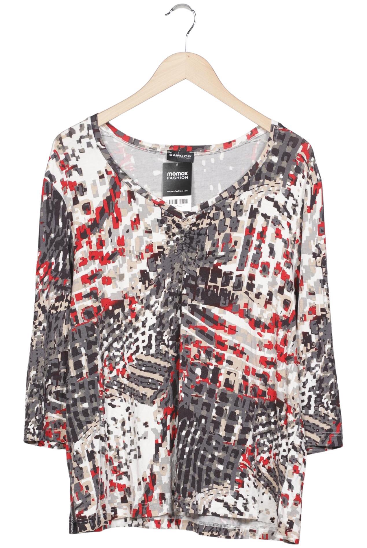 

Samoon by Gerry Weber Damen Langarmshirt, mehrfarbig, Gr. 48