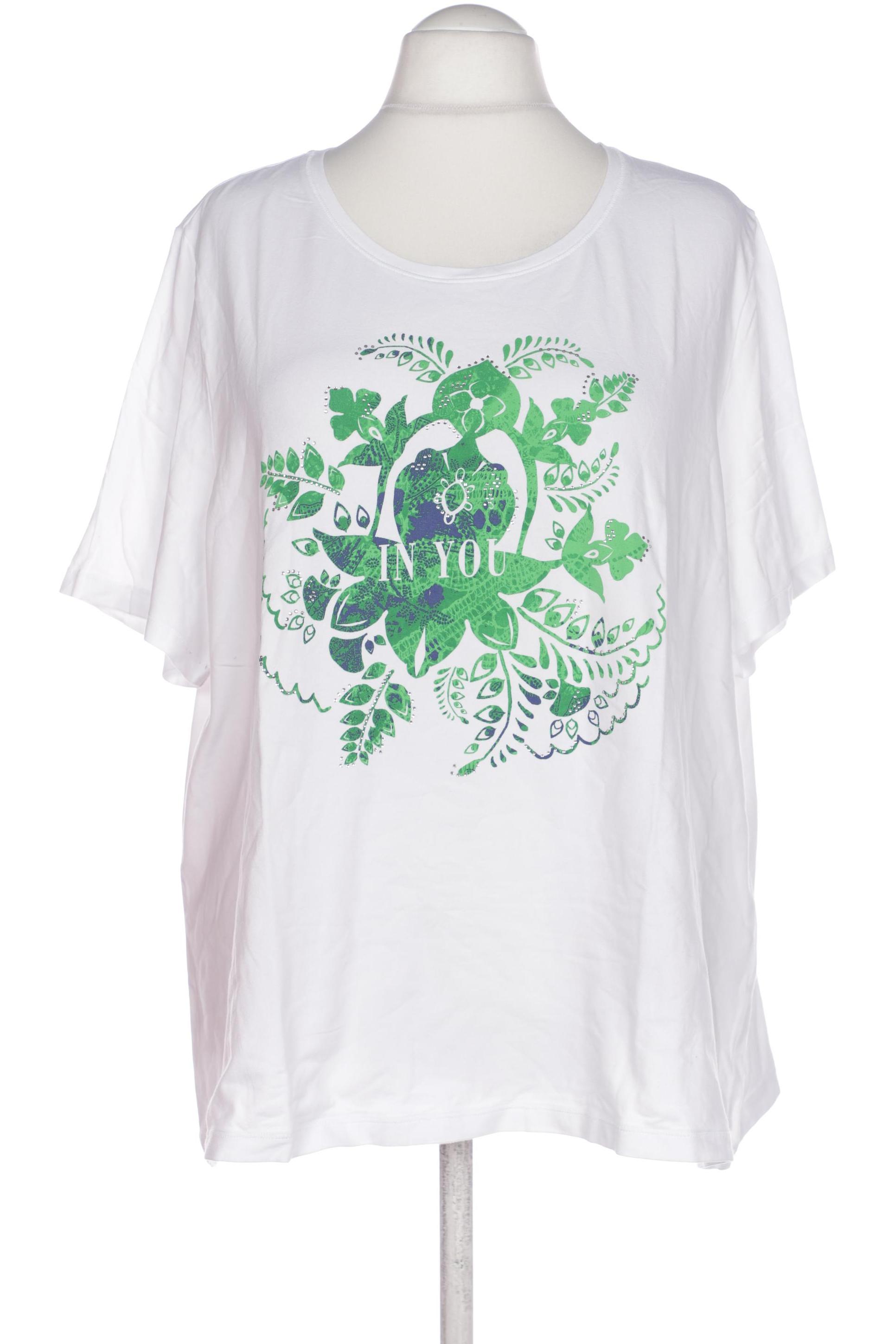

Samoon by Gerry Weber Damen T-Shirt, weiß, Gr. 54