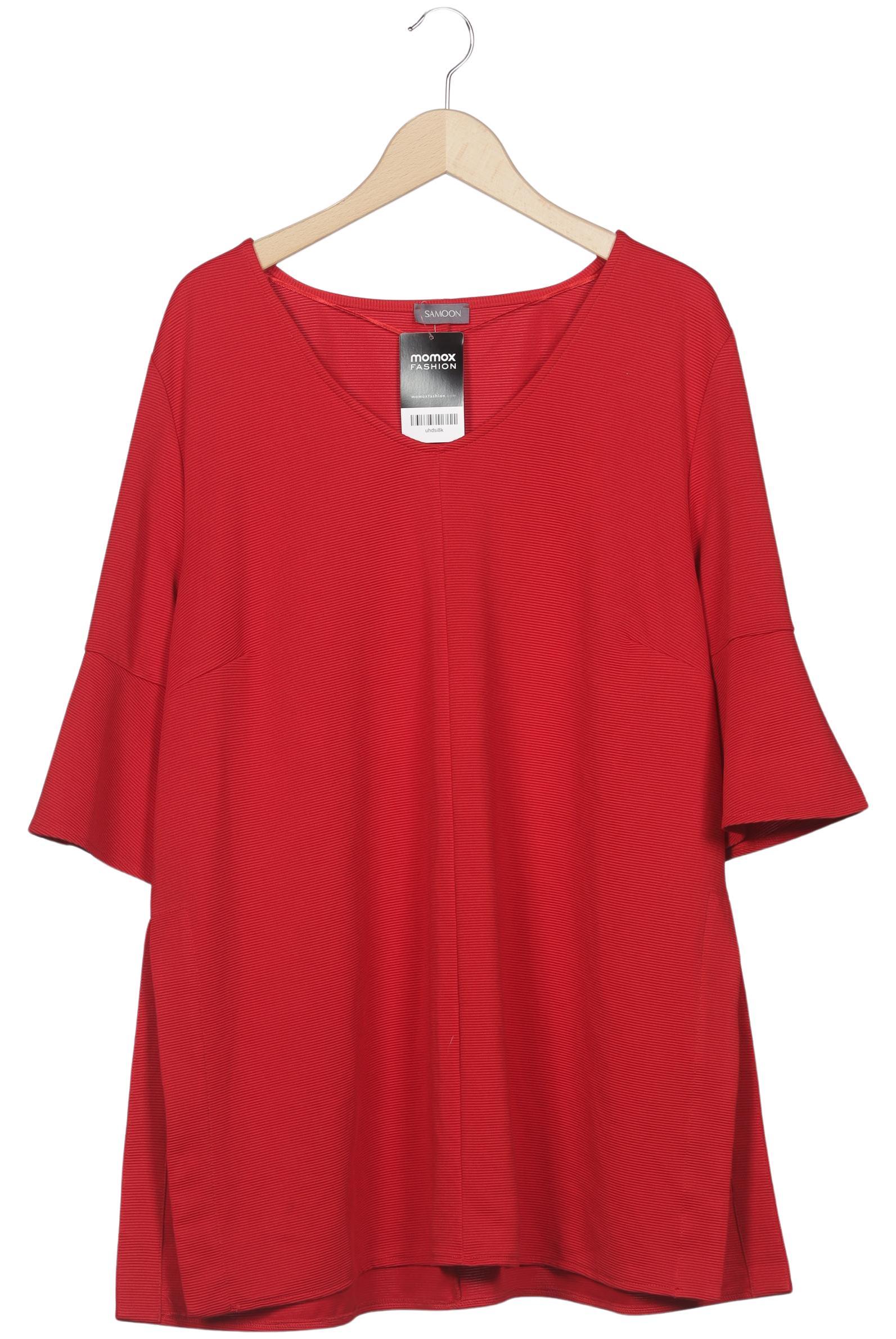 

Samoon by Gerry Weber Damen Langarmshirt, rot, Gr. 48