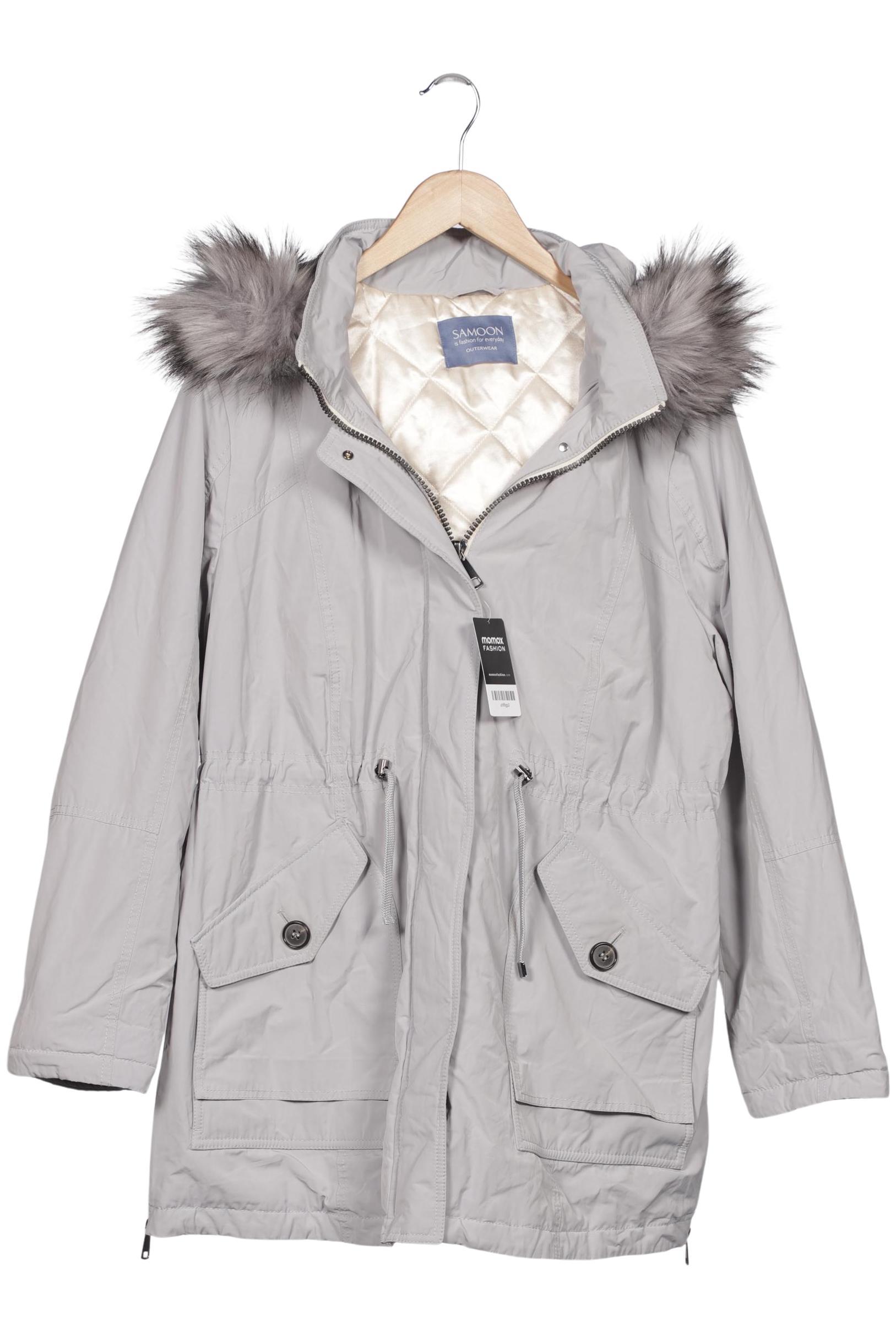 

Samoon by Gerry Weber Damen Mantel, grau, Gr. 48