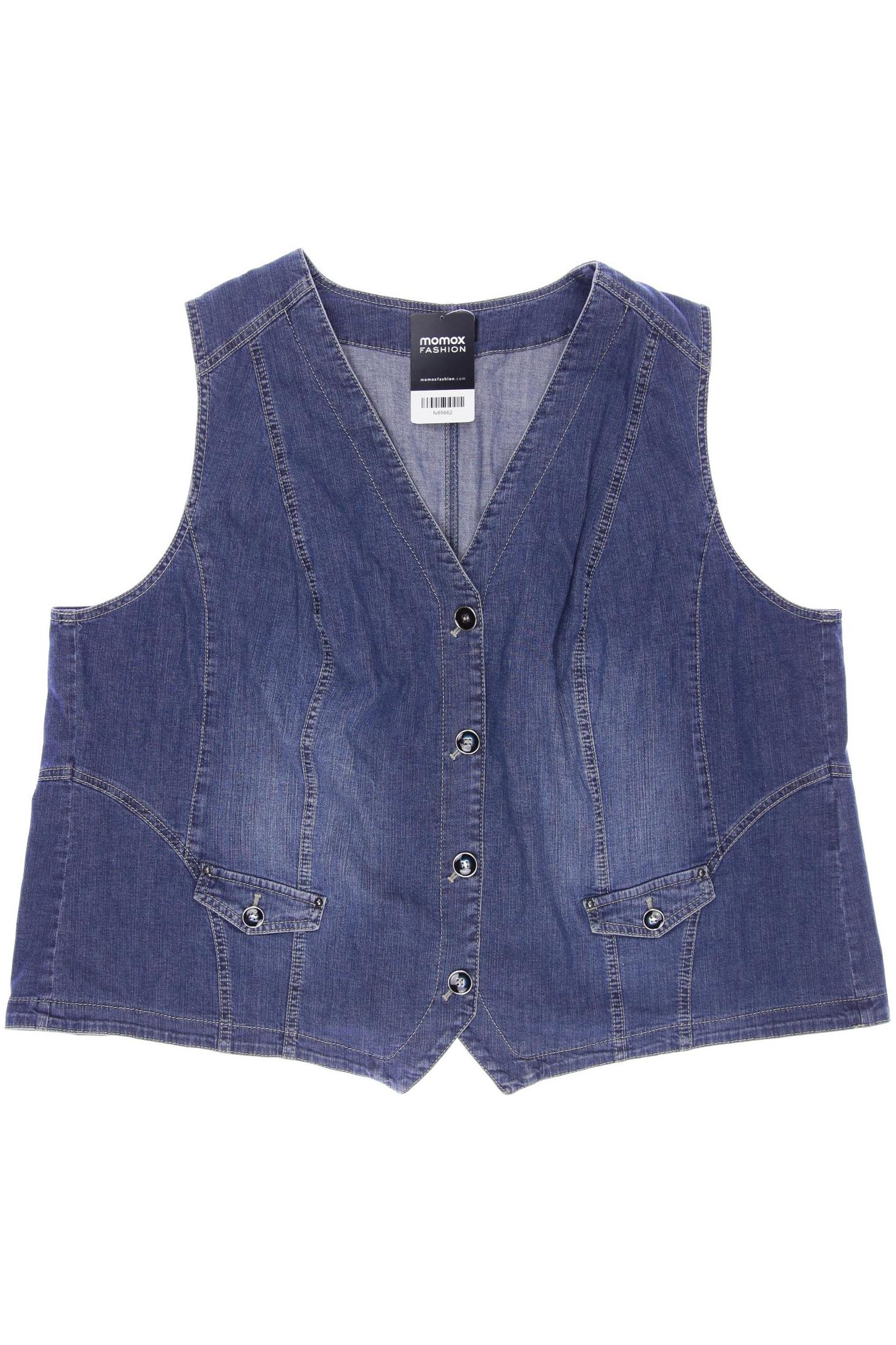 

Samoon by Gerry Weber Damen Weste, blau, Gr. 52