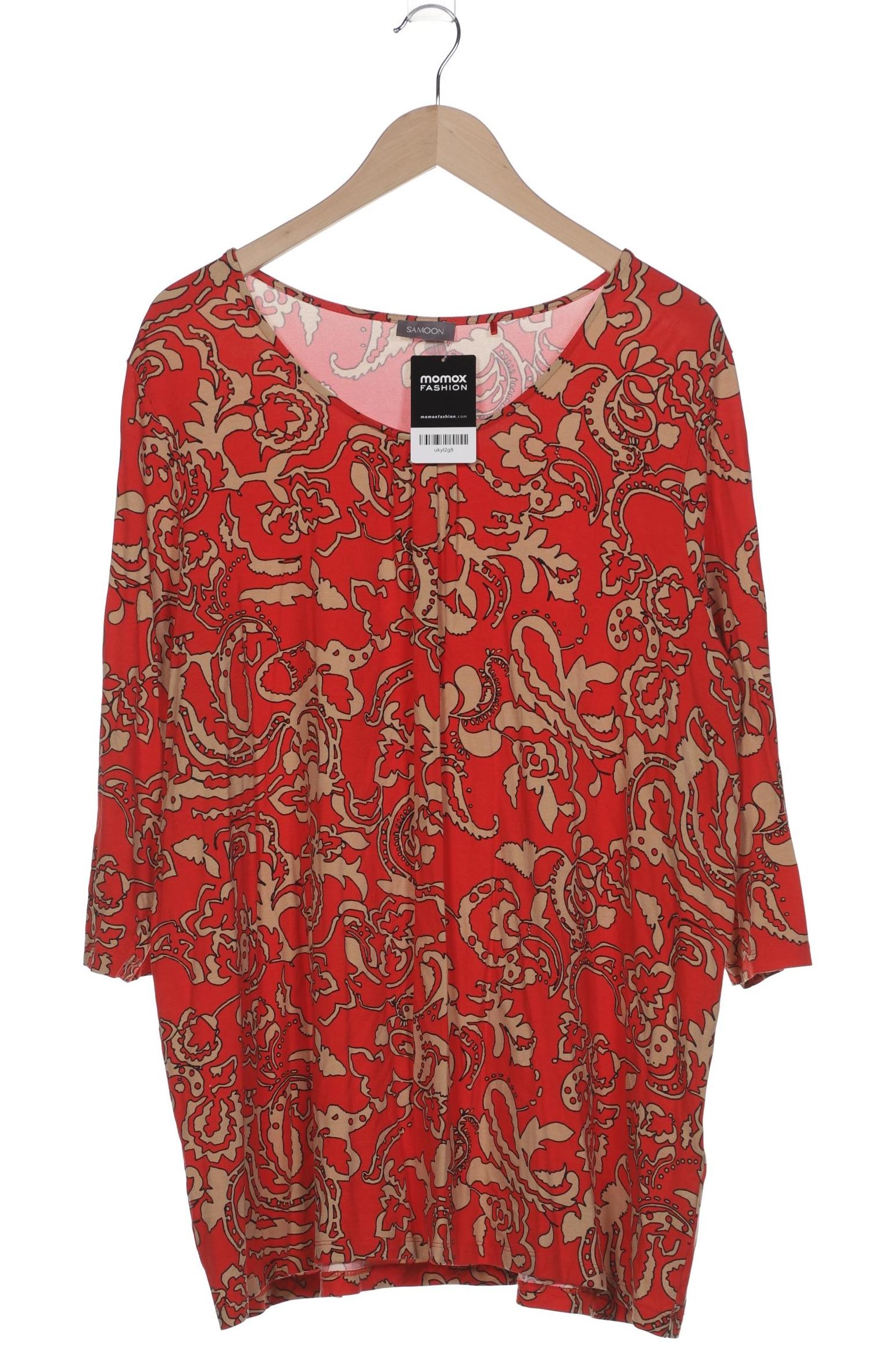 

Samoon by Gerry Weber Damen Langarmshirt, rot, Gr. 50