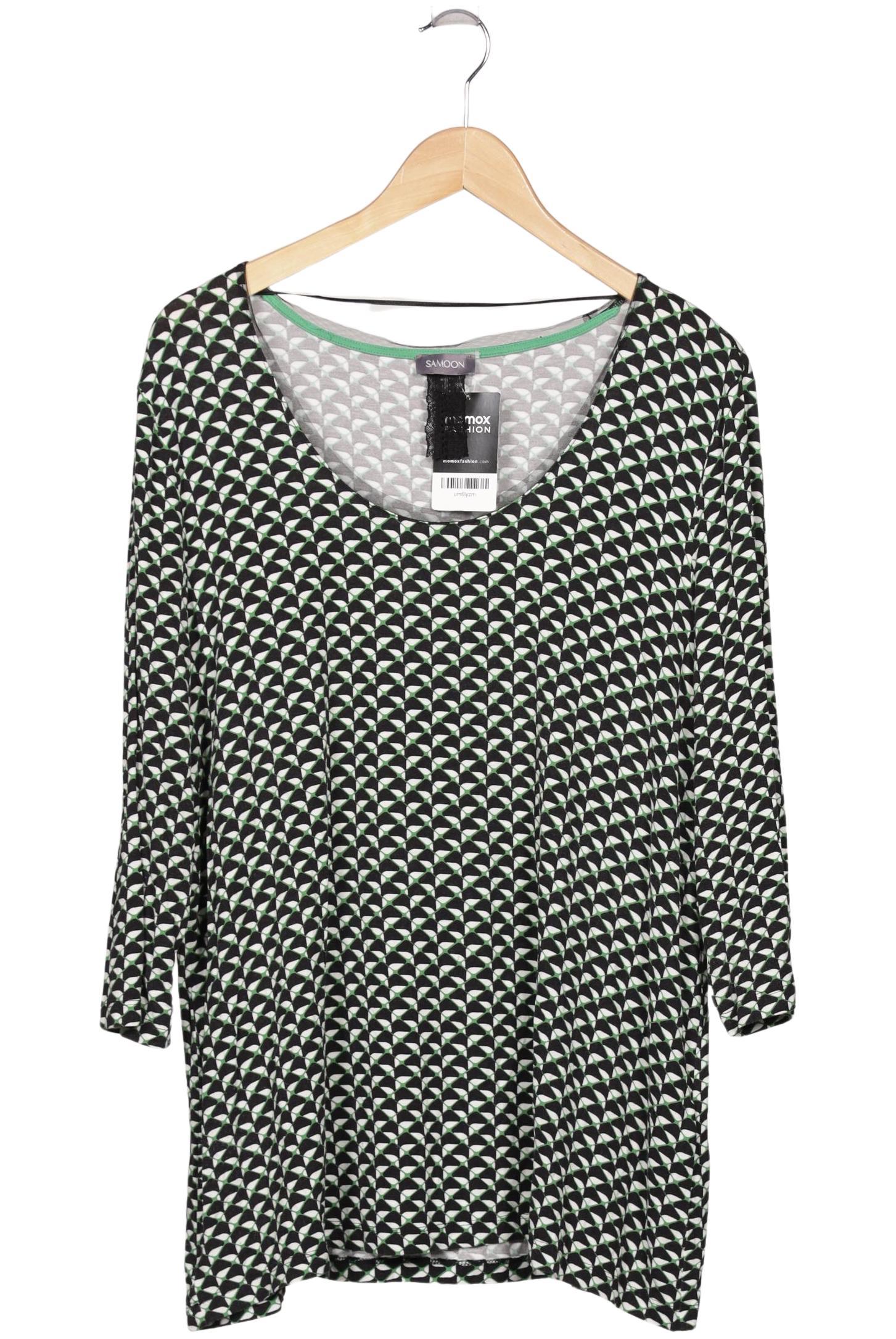 

Samoon by Gerry Weber Damen Langarmshirt, schwarz, Gr. 46