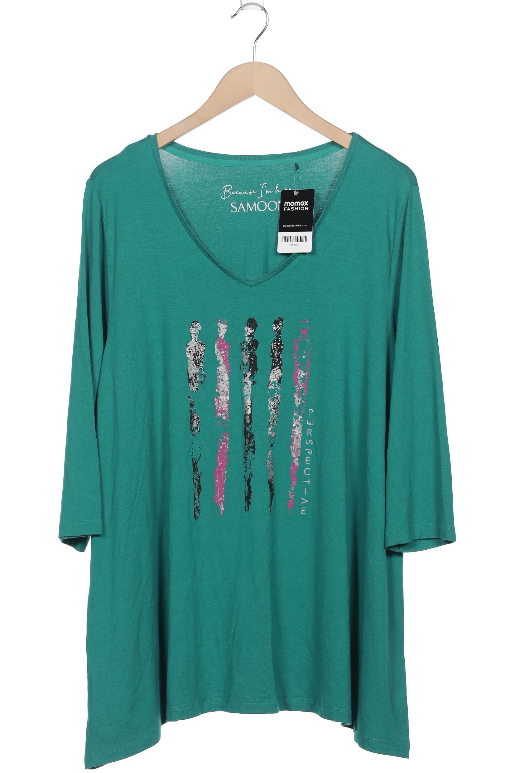 

Samoon by Gerry Weber Damen Langarmshirt, türkis, Gr. 46