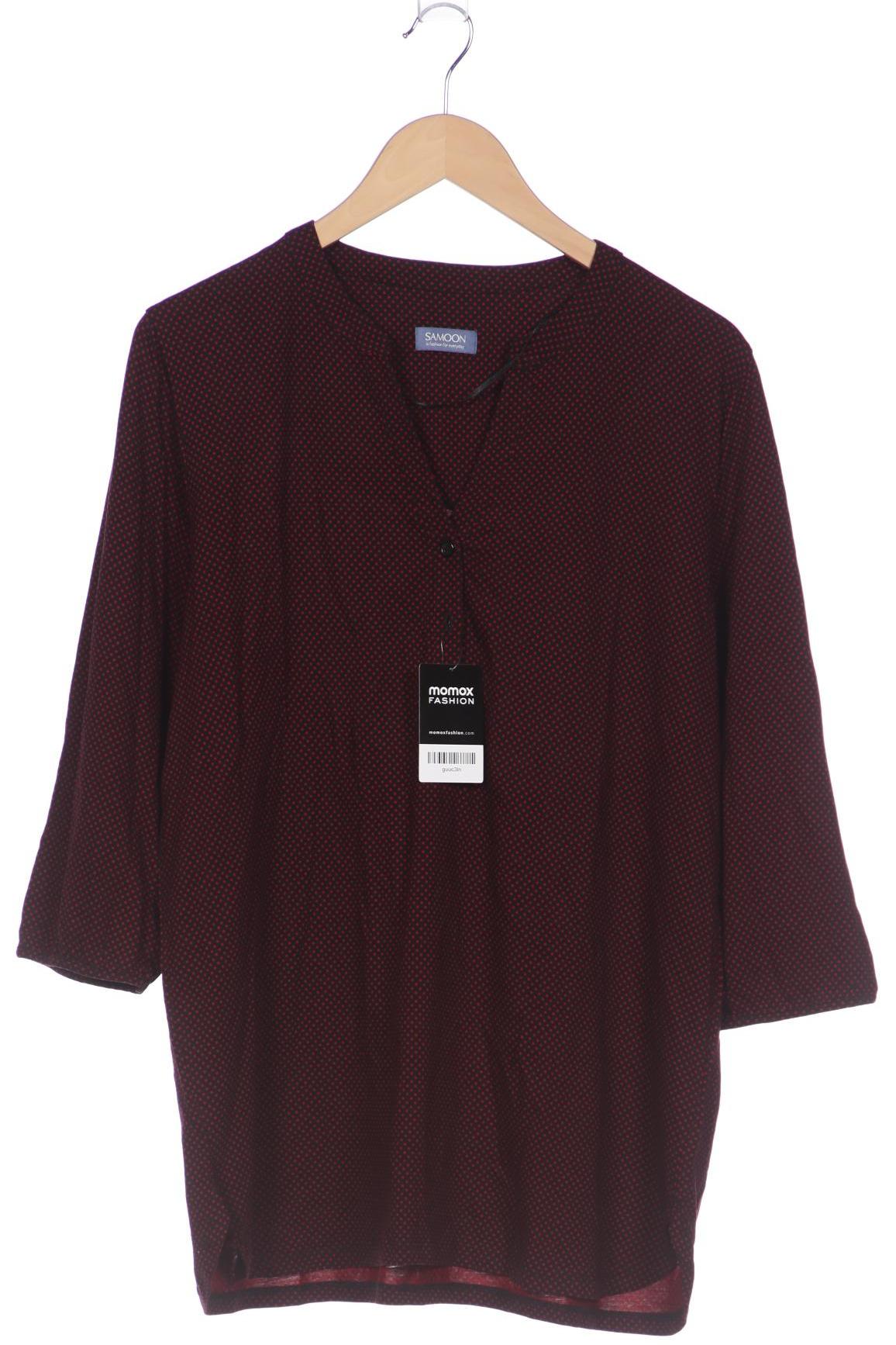 

Samoon by Gerry Weber Damen Langarmshirt, schwarz, Gr. 48