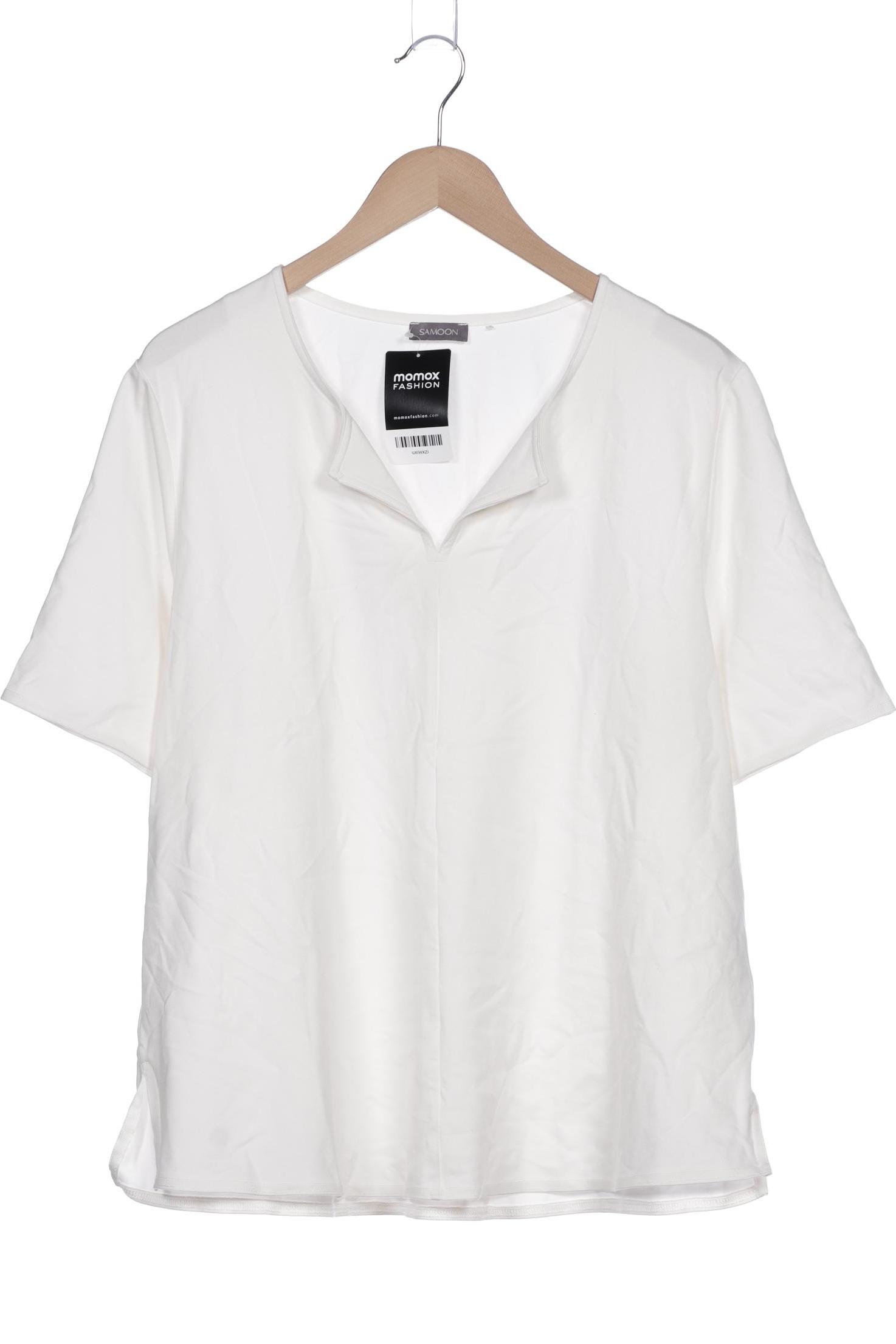 

Samoon by Gerry Weber Damen T-Shirt, weiß, Gr. 48