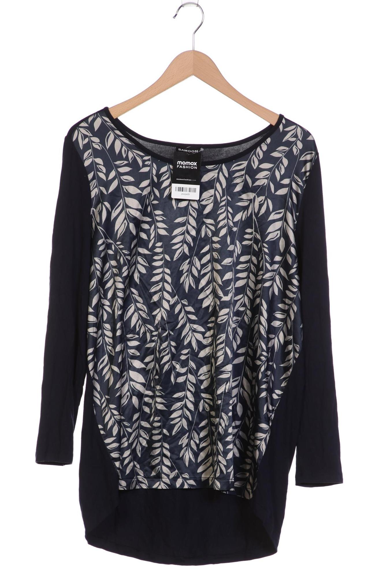 

Samoon by Gerry Weber Damen Langarmshirt, marineblau, Gr. 44