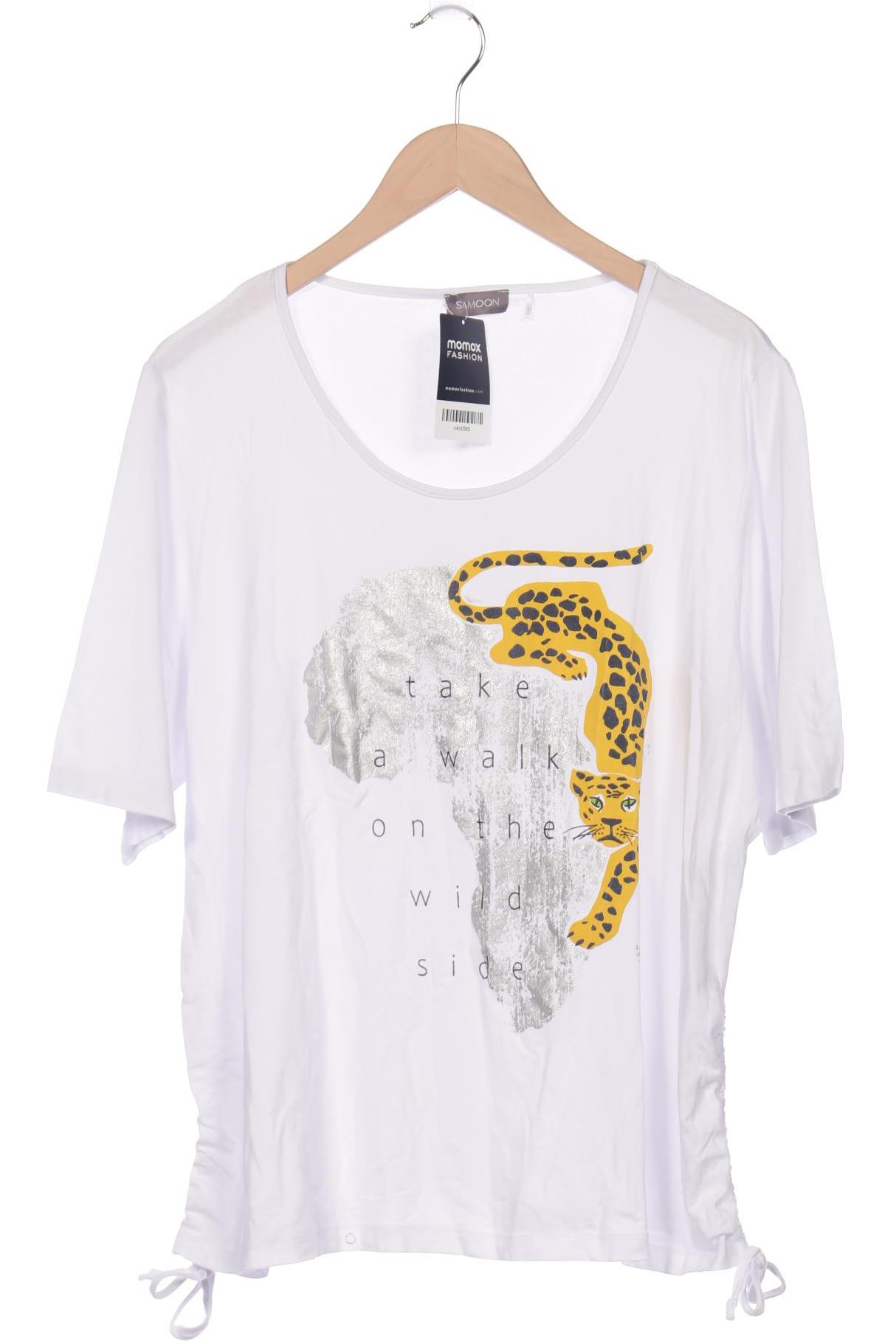 

Samoon by Gerry Weber Damen T-Shirt, weiß, Gr. 48