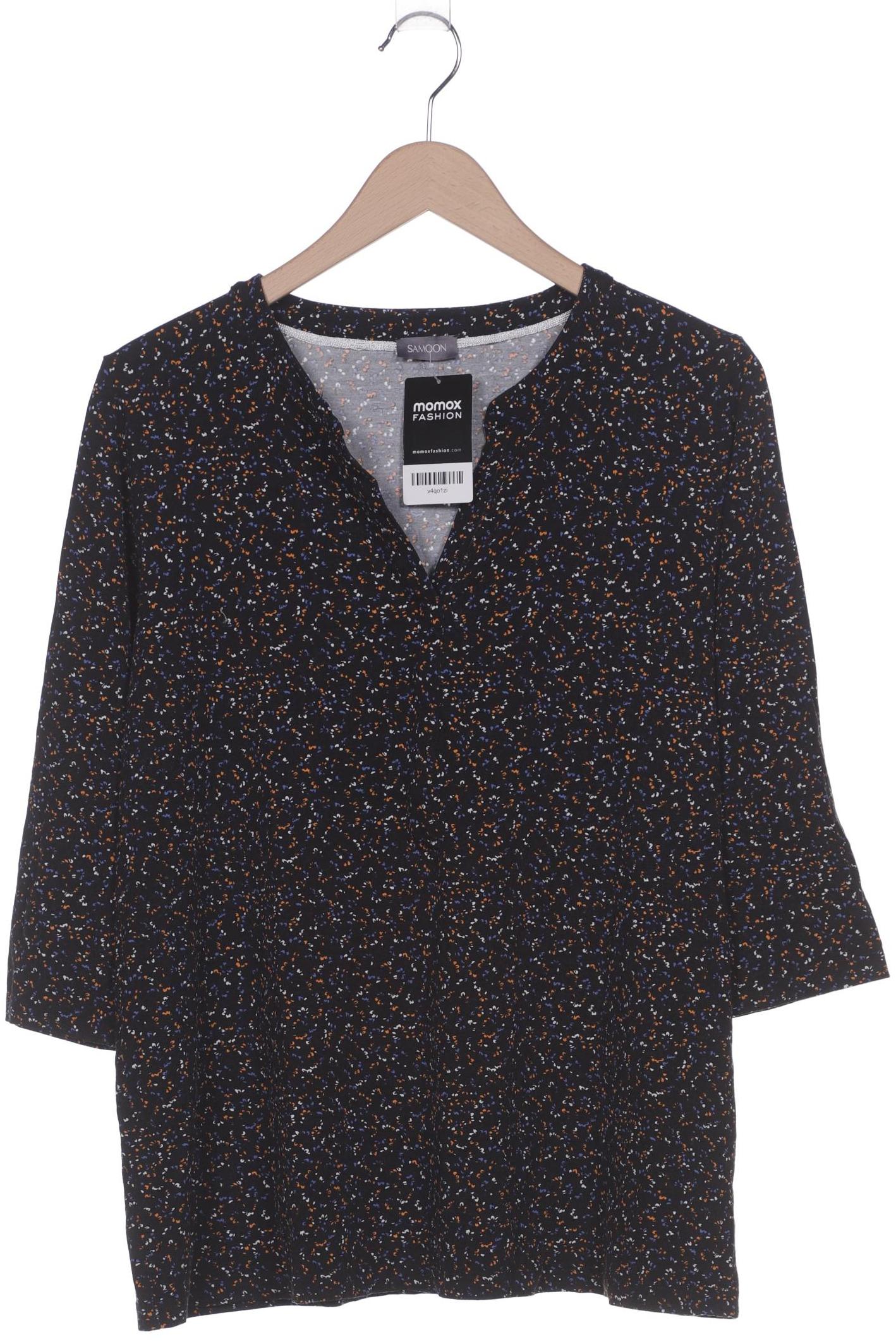 

Samoon by Gerry Weber Damen Langarmshirt, schwarz, Gr. 40