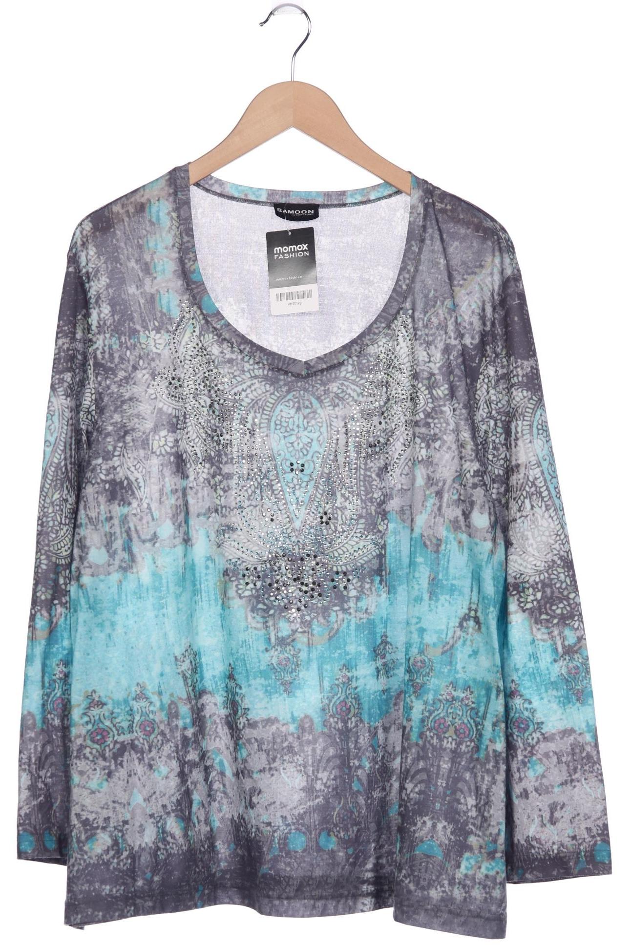 

Samoon by Gerry Weber Damen Langarmshirt, grau, Gr. 52