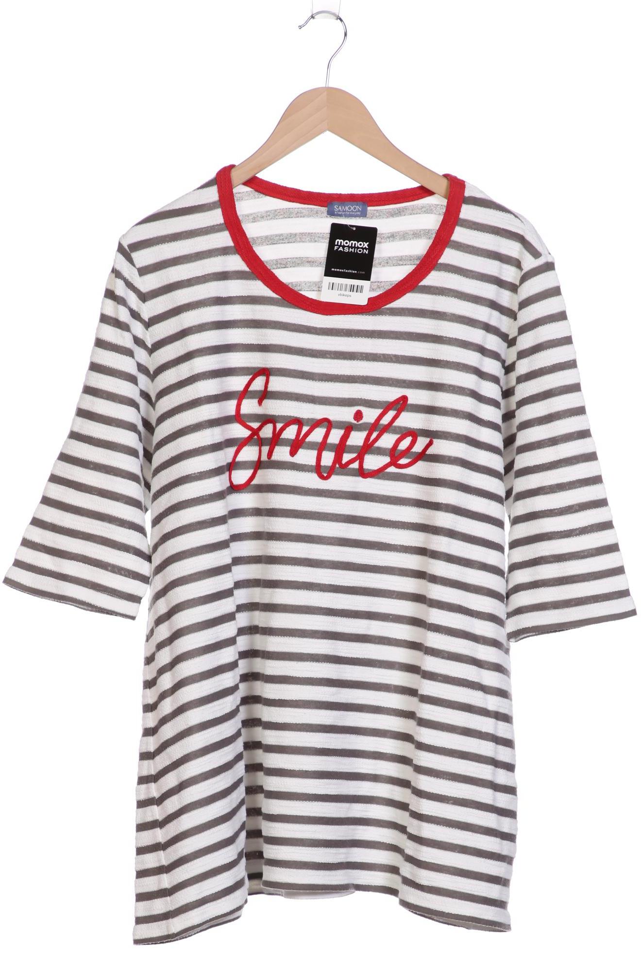 

Samoon by Gerry Weber Damen Sweatshirt, weiß, Gr. 52
