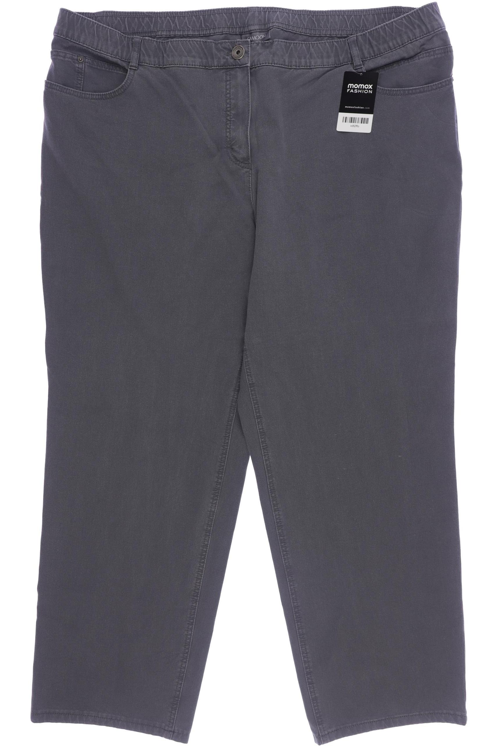 

Samoon by Gerry Weber Damen Stoffhose, grau, Gr. 52
