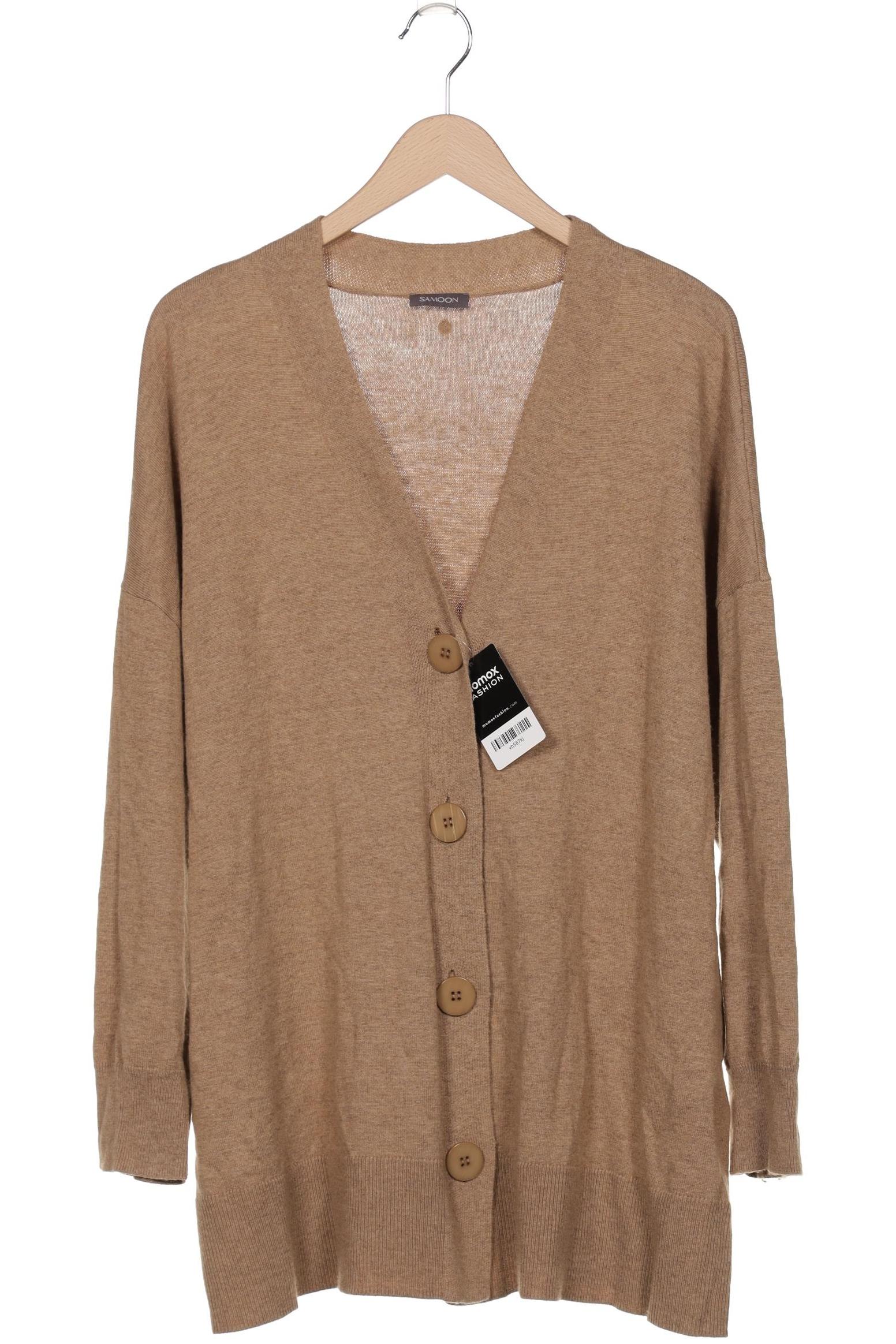 

Samoon by Gerry Weber Damen Strickjacke, beige, Gr. 48