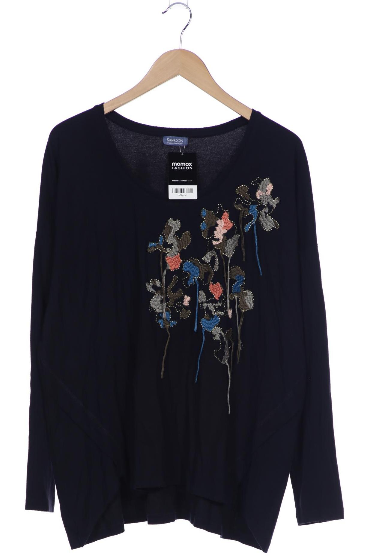 

Samoon by Gerry Weber Damen Langarmshirt, blau, Gr. 50