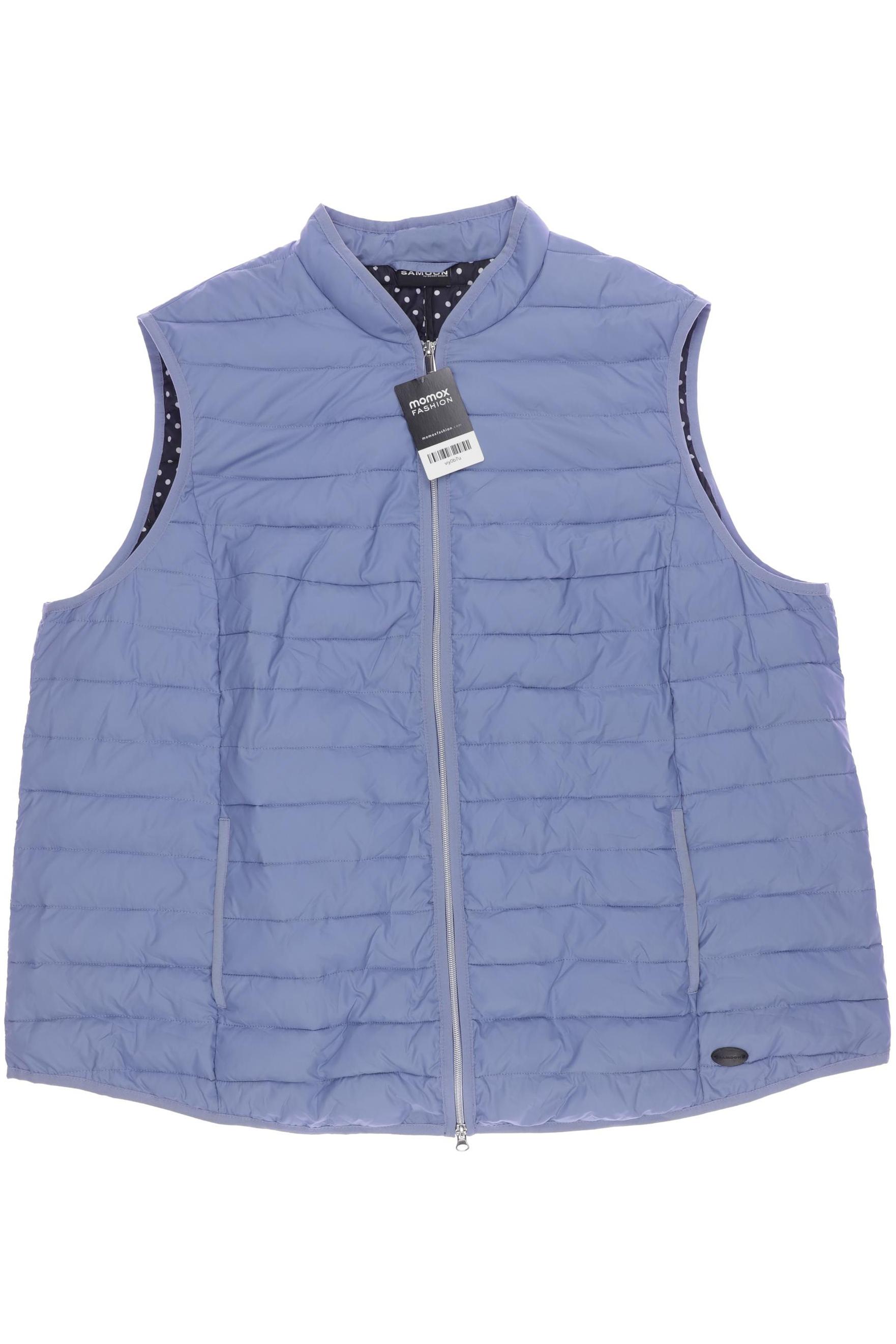 

Samoon by Gerry Weber Damen Weste, blau, Gr. 52