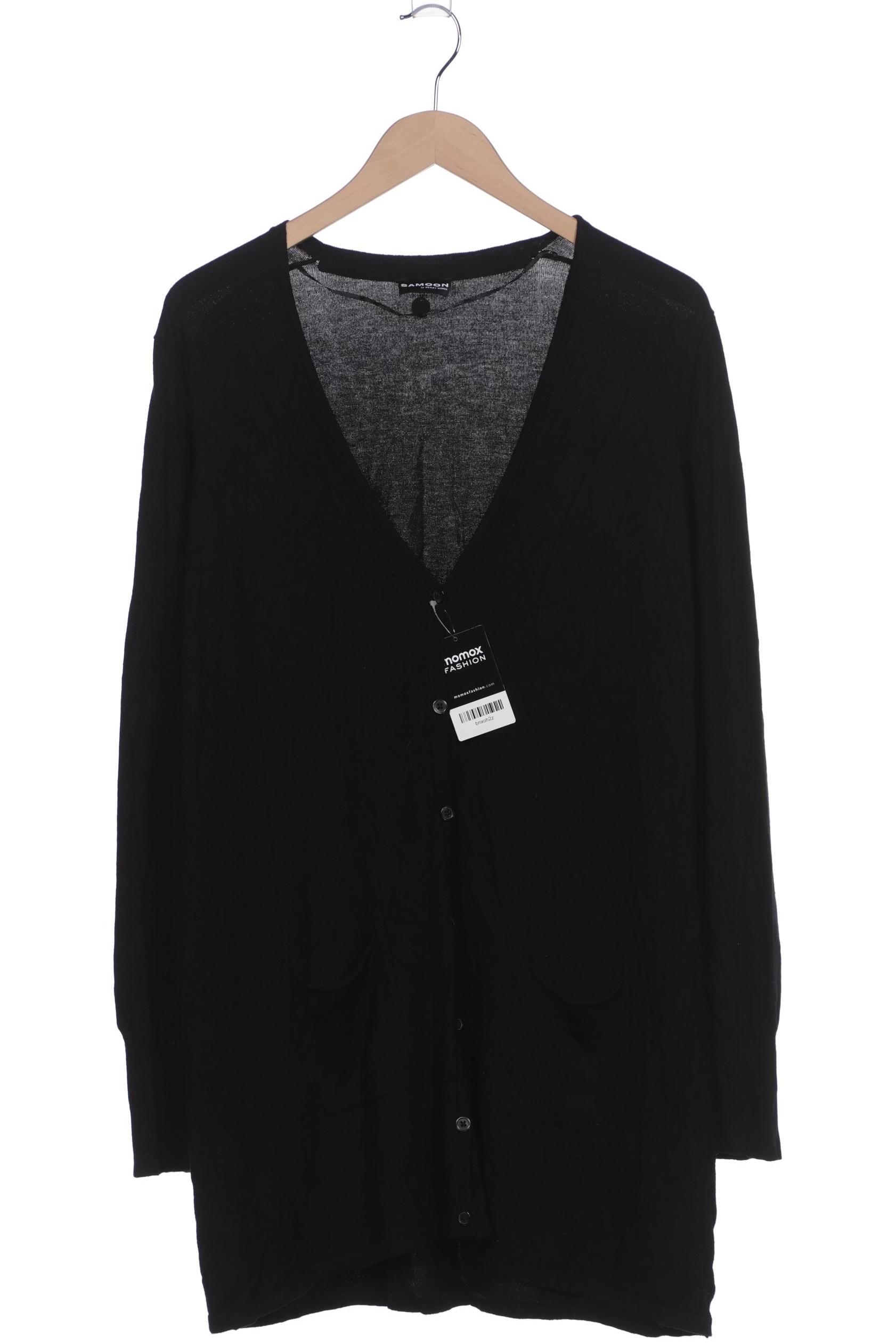 

Samoon by Gerry Weber Damen Strickjacke, schwarz, Gr. 44