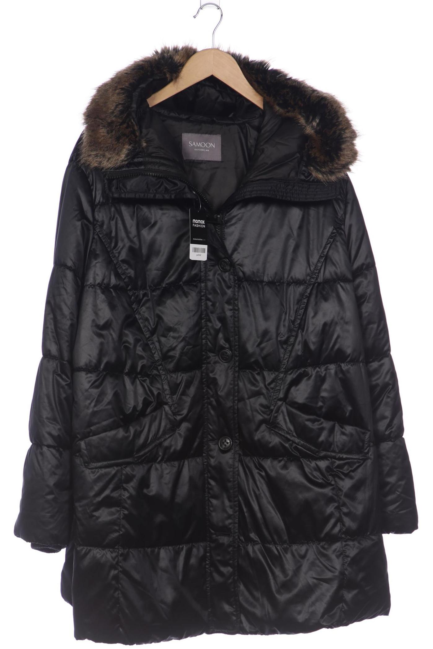 

Samoon by Gerry Weber Damen Mantel, schwarz, Gr. 50