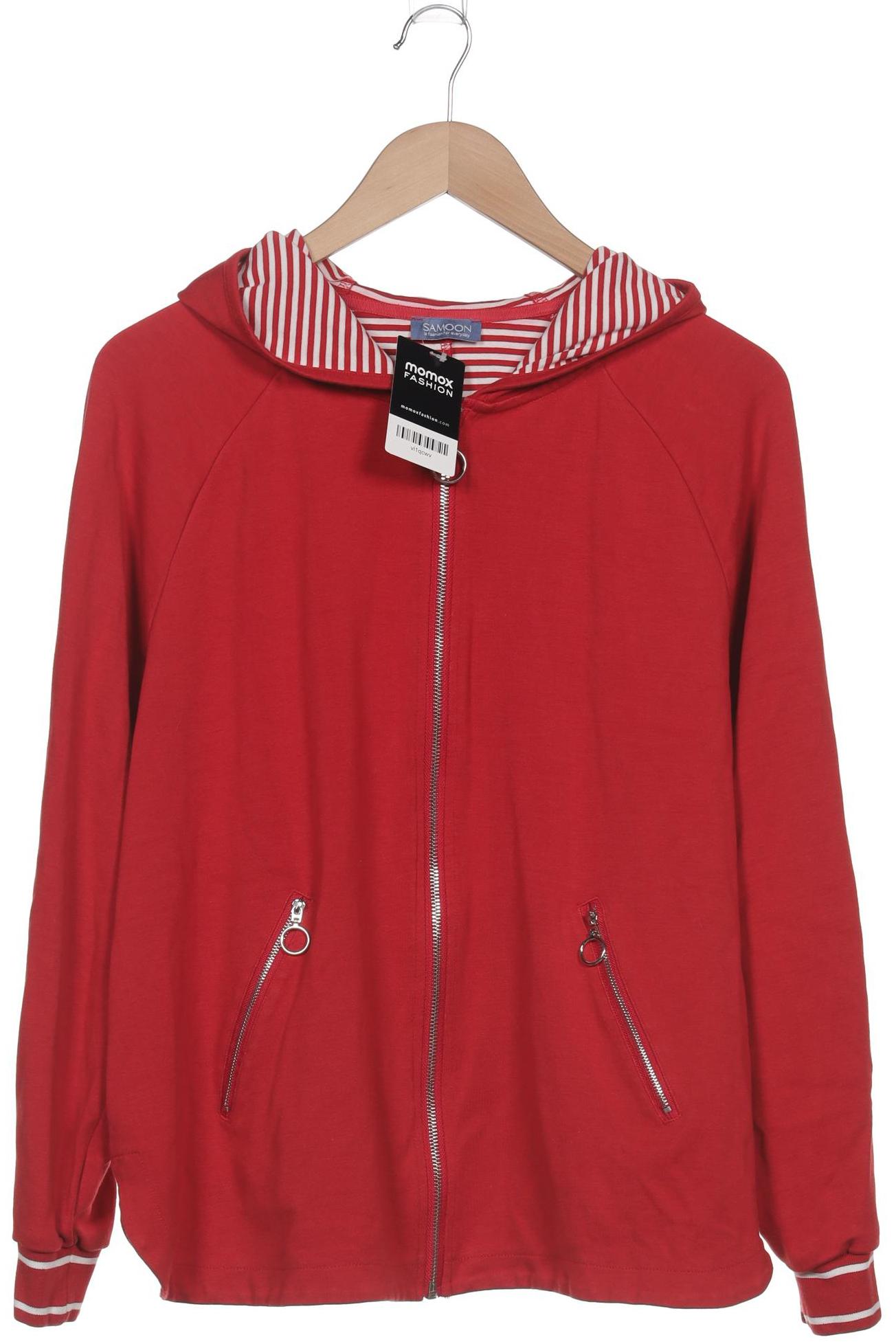 

Samoon by Gerry Weber Damen Kapuzenpullover, rot, Gr. 46