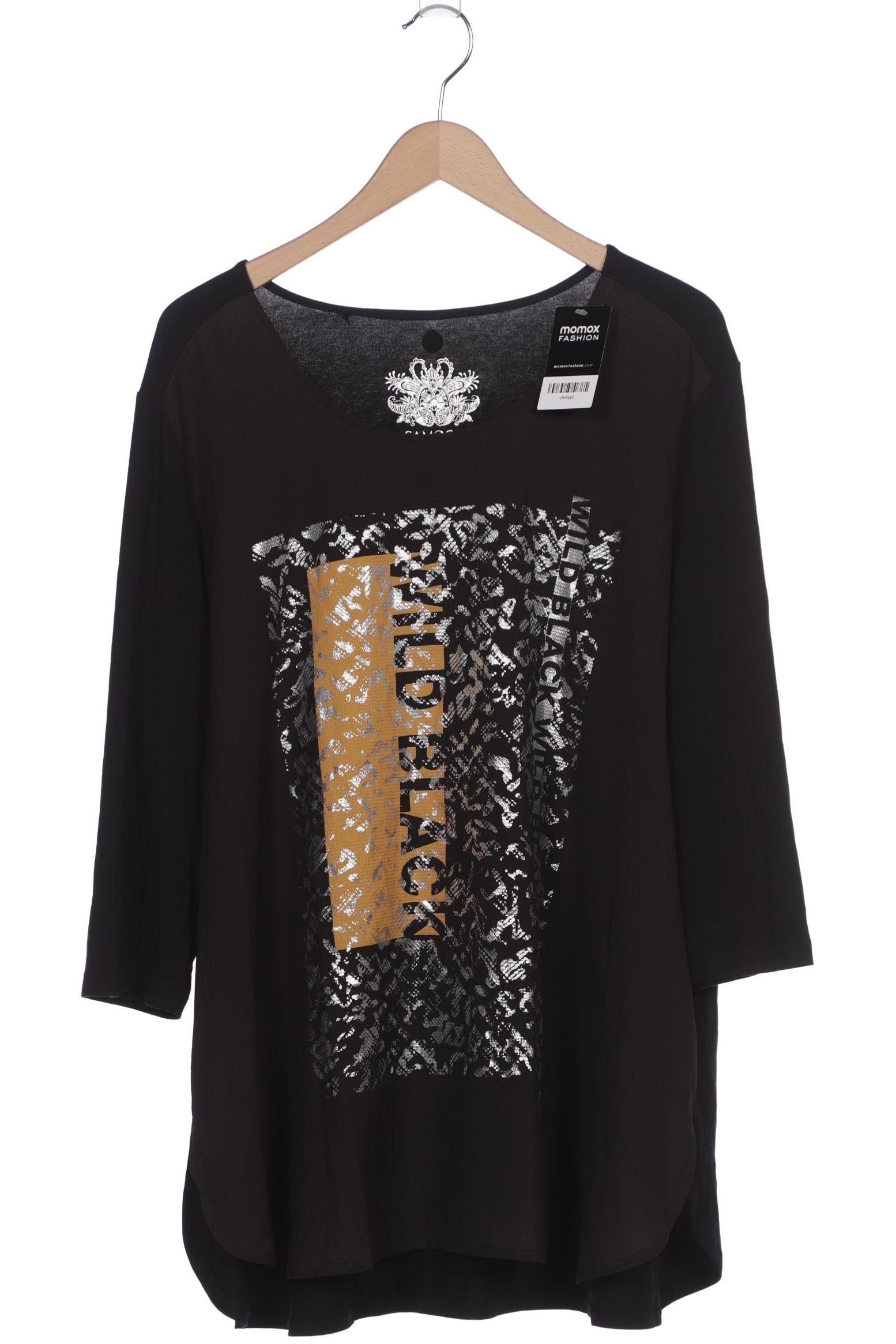 

Samoon by Gerry Weber Damen Langarmshirt, schwarz, Gr. 50