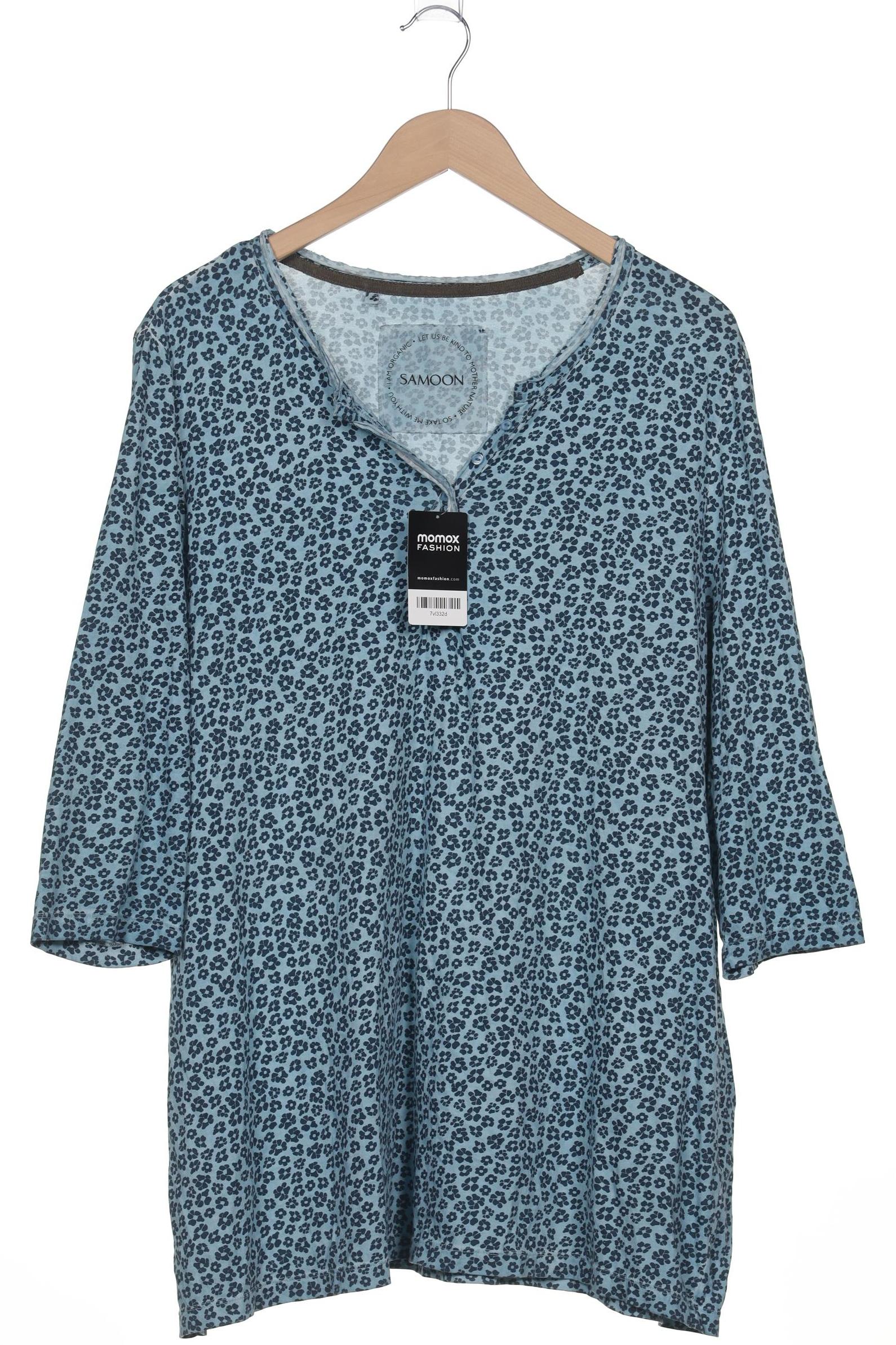 

Samoon by Gerry Weber Damen Langarmshirt, blau, Gr. 50