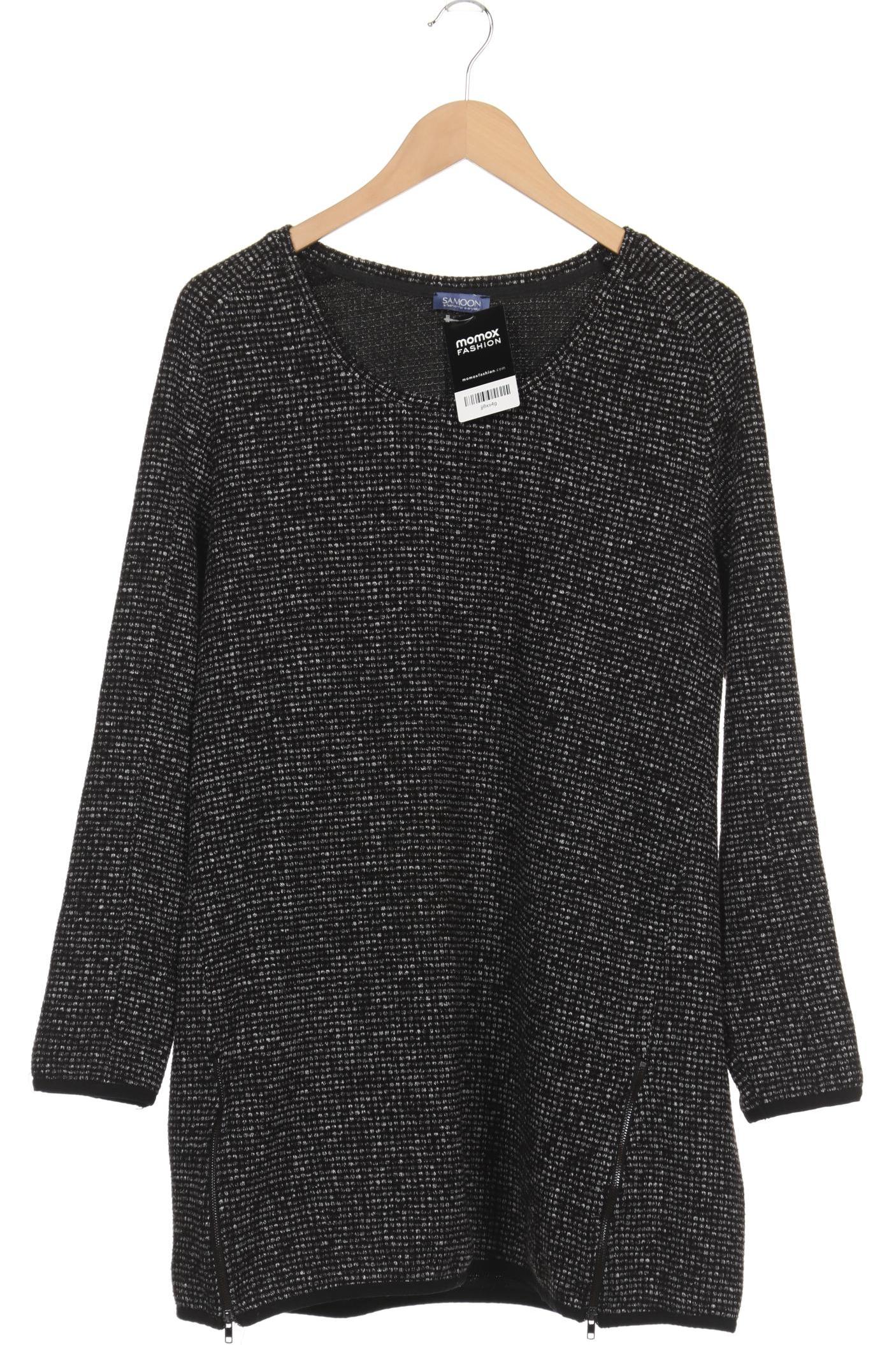 

Samoon by Gerry Weber Damen Sweatshirt, schwarz, Gr. 46