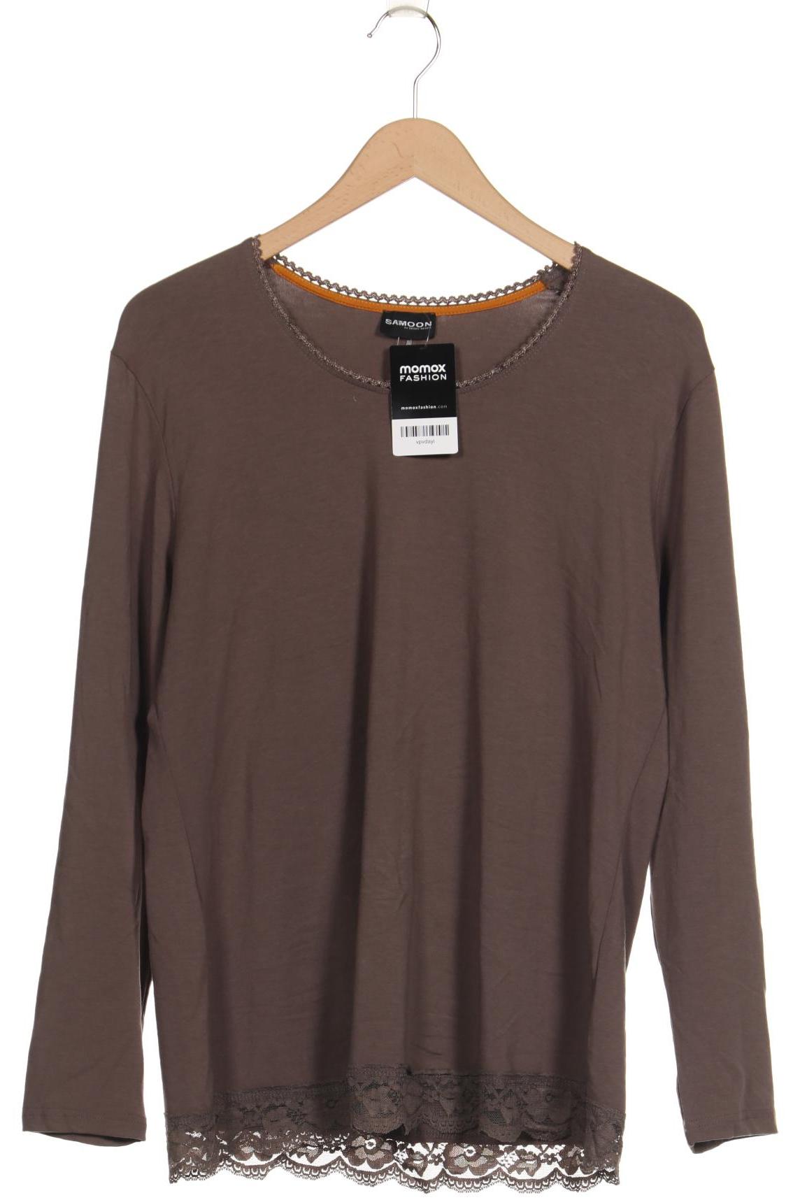 

Samoon by Gerry Weber Damen Langarmshirt, braun, Gr. 44