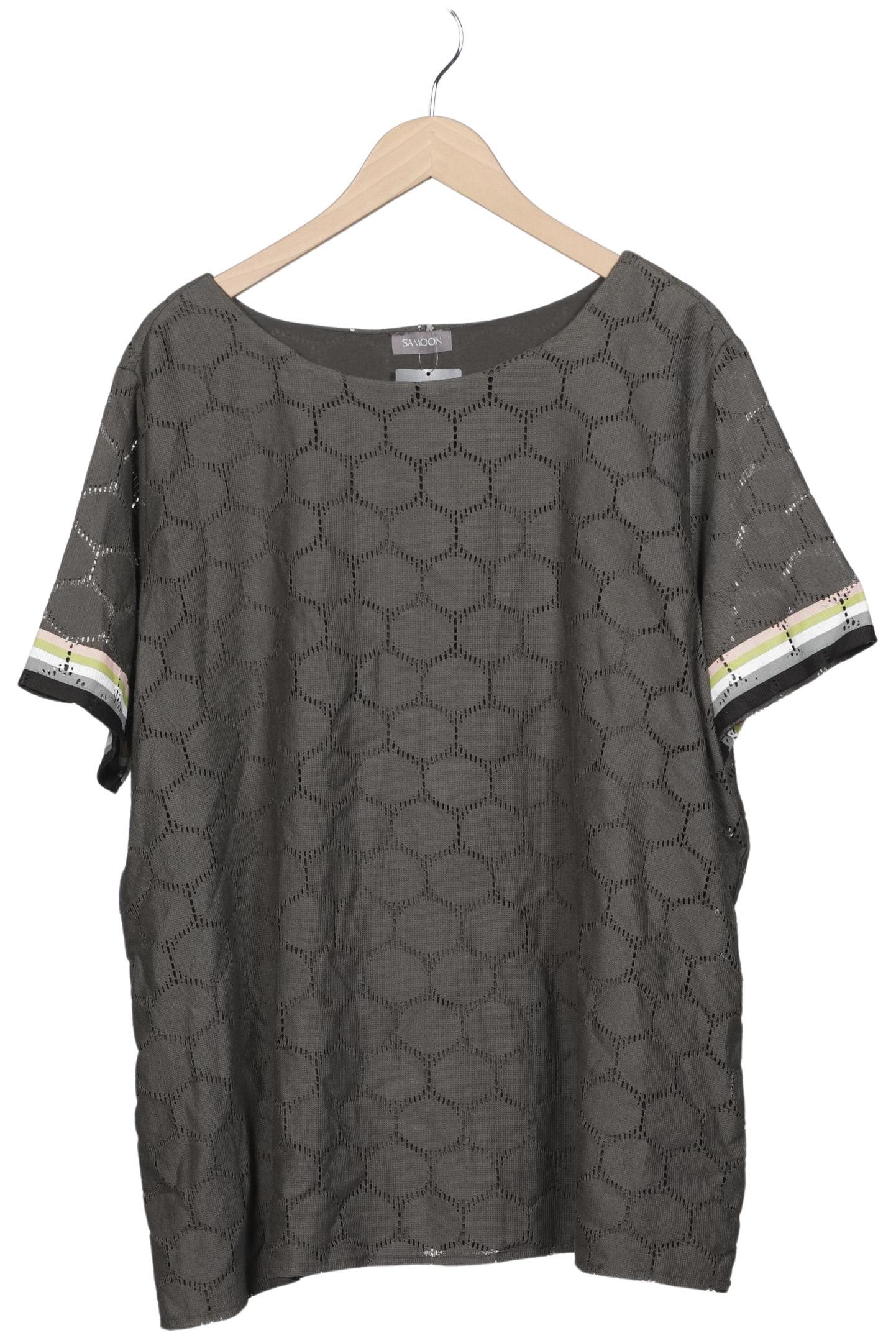 

Samoon by Gerry Weber Damen T-Shirt, grau, Gr. 52