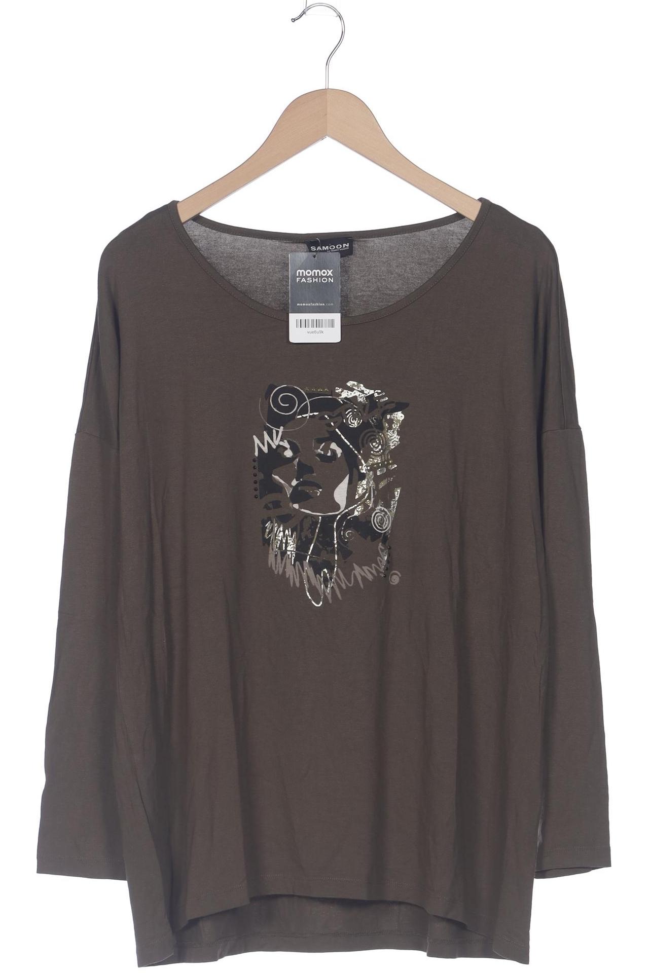 

Samoon by Gerry Weber Damen Langarmshirt, grün, Gr. 44