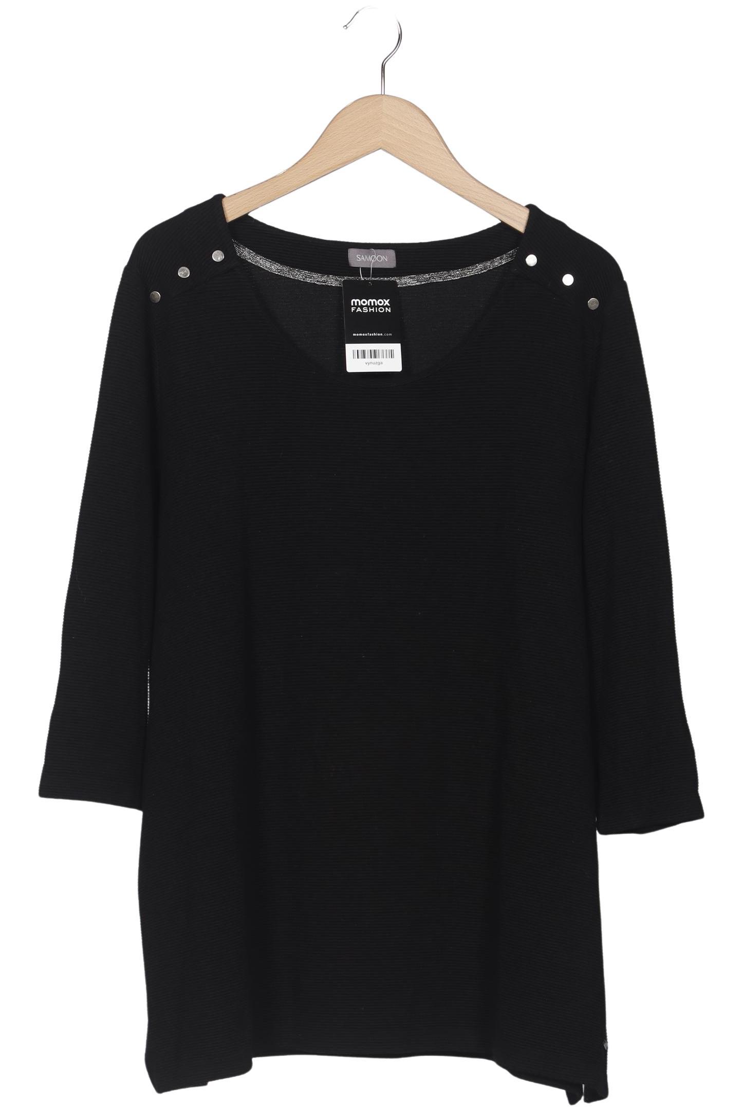 

Samoon by Gerry Weber Damen Sweatshirt, schwarz, Gr. 46