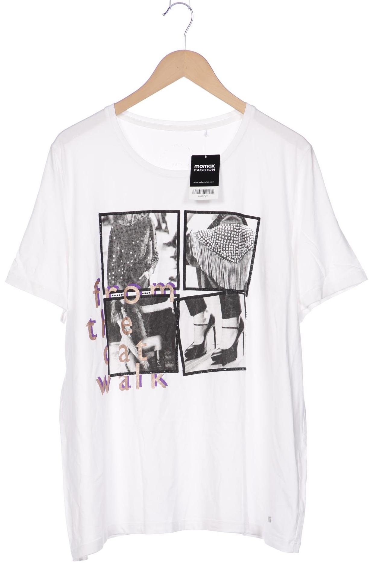 

Samoon by Gerry Weber Damen T-Shirt, weiß, Gr. 50