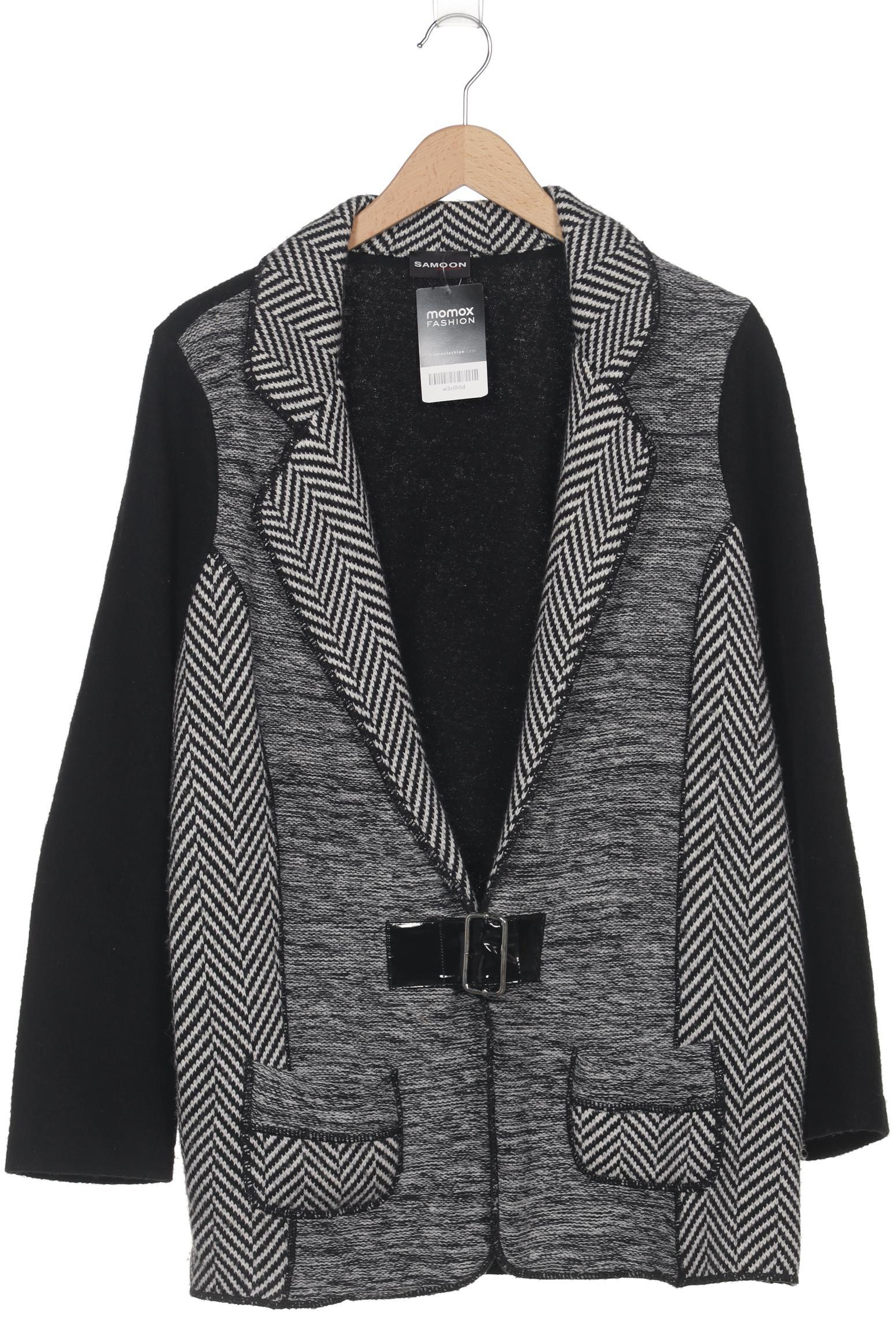 

Samoon by Gerry Weber Damen Strickjacke, schwarz, Gr. 50