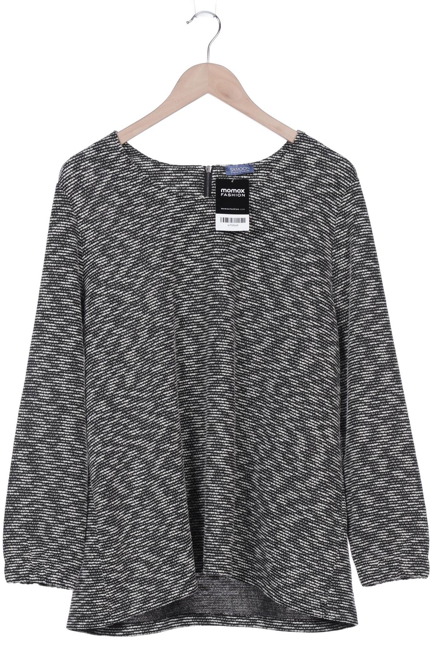 

Samoon by Gerry Weber Damen Sweatshirt, schwarz, Gr. 48