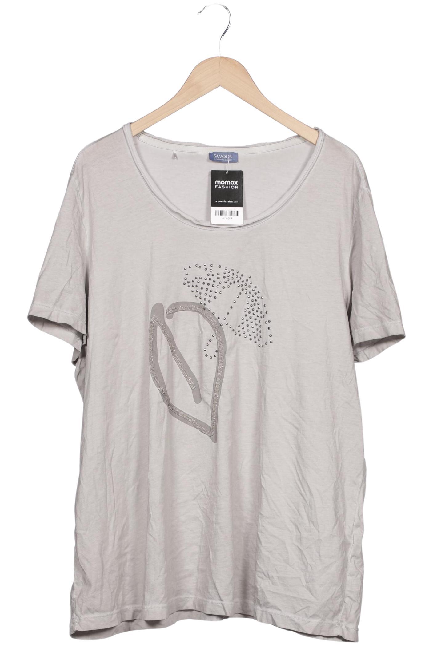 

Samoon by Gerry Weber Damen T-Shirt, grau, Gr. 52