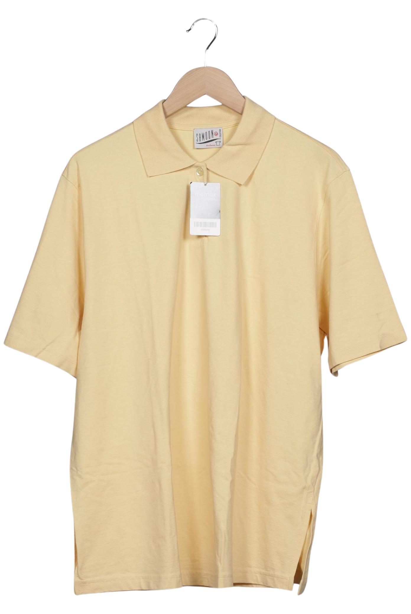 

Samoon by Gerry Weber Damen Poloshirt, gelb, Gr. 46