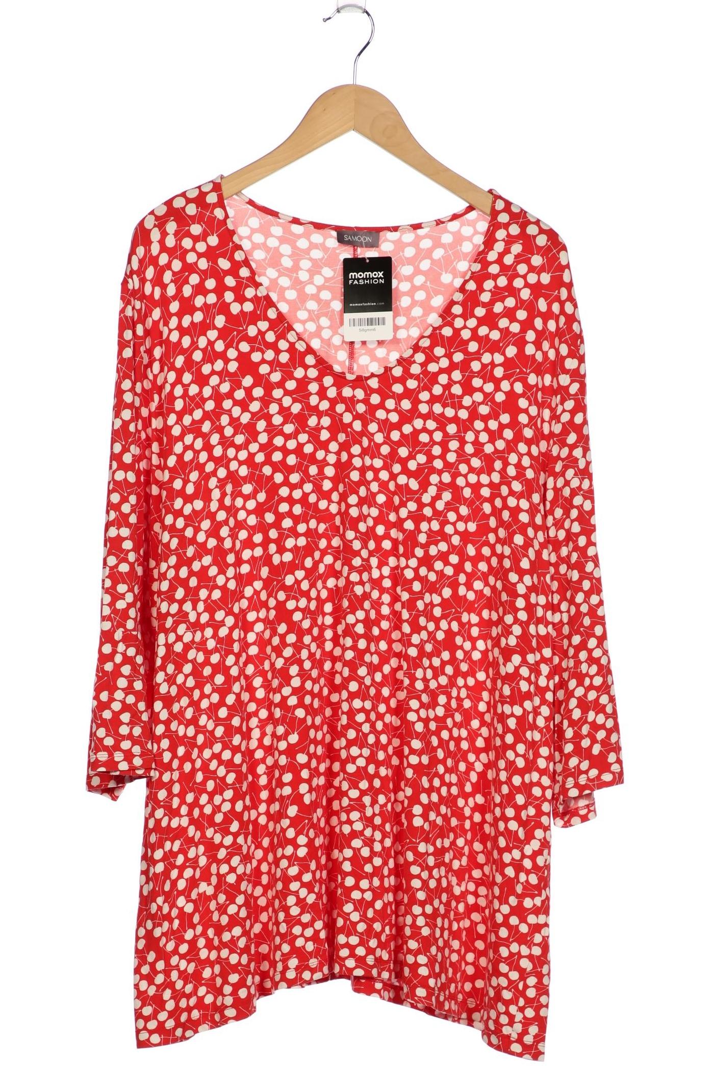

Samoon by Gerry Weber Damen Langarmshirt, rot, Gr. 48