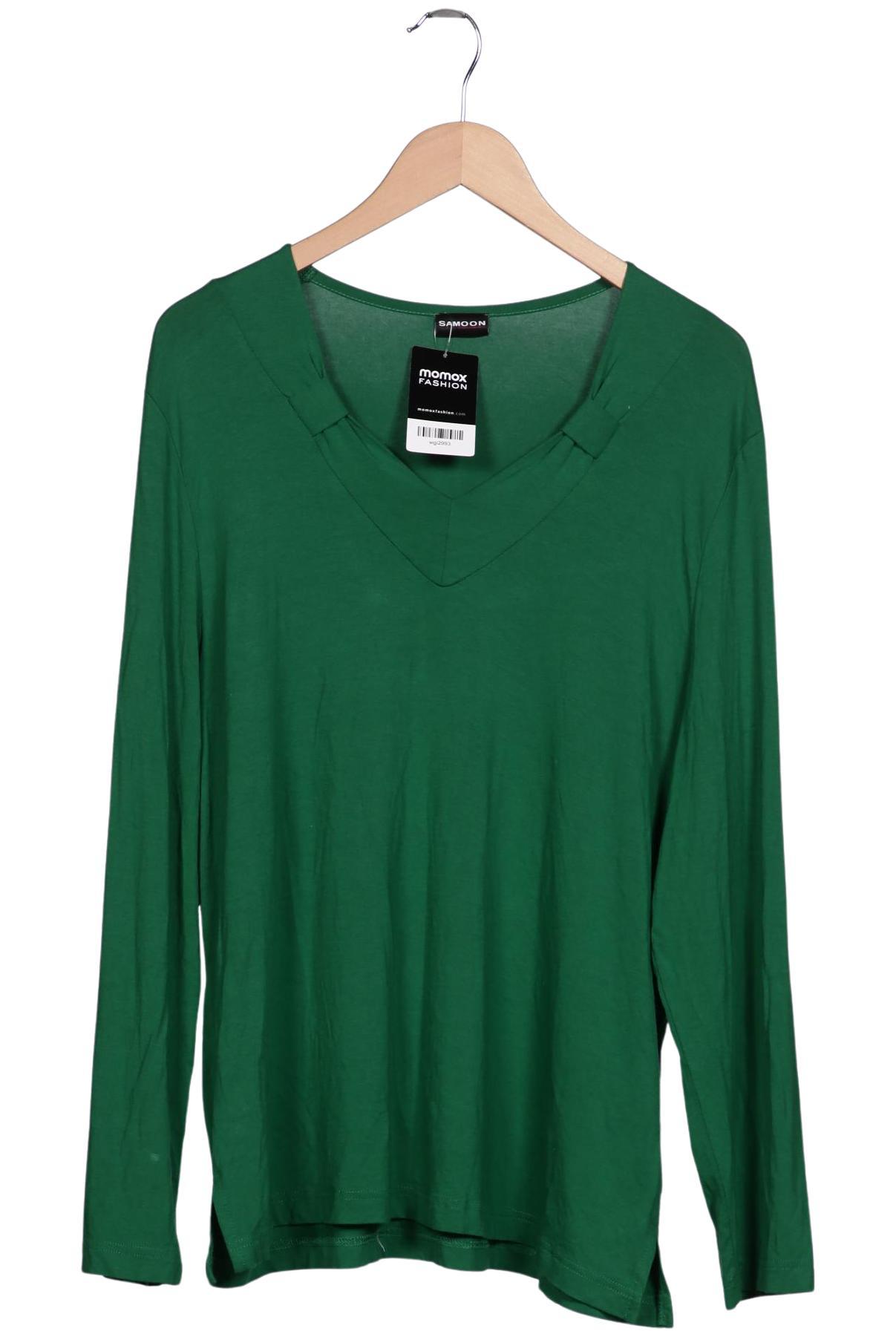 

Samoon by Gerry Weber Damen Langarmshirt, grün, Gr. 48