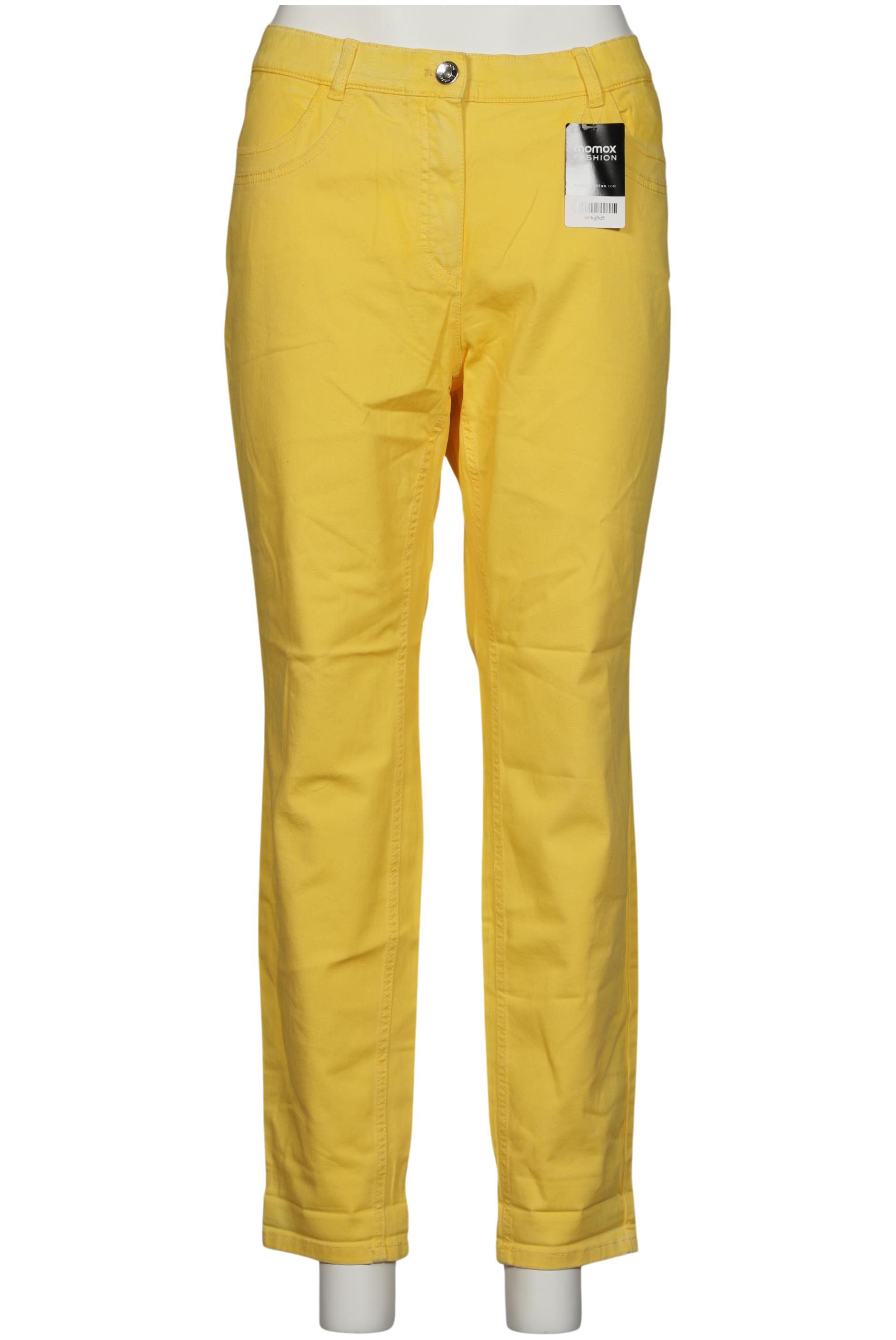 

Samoon by Gerry Weber Damen Stoffhose, gelb, Gr. 48