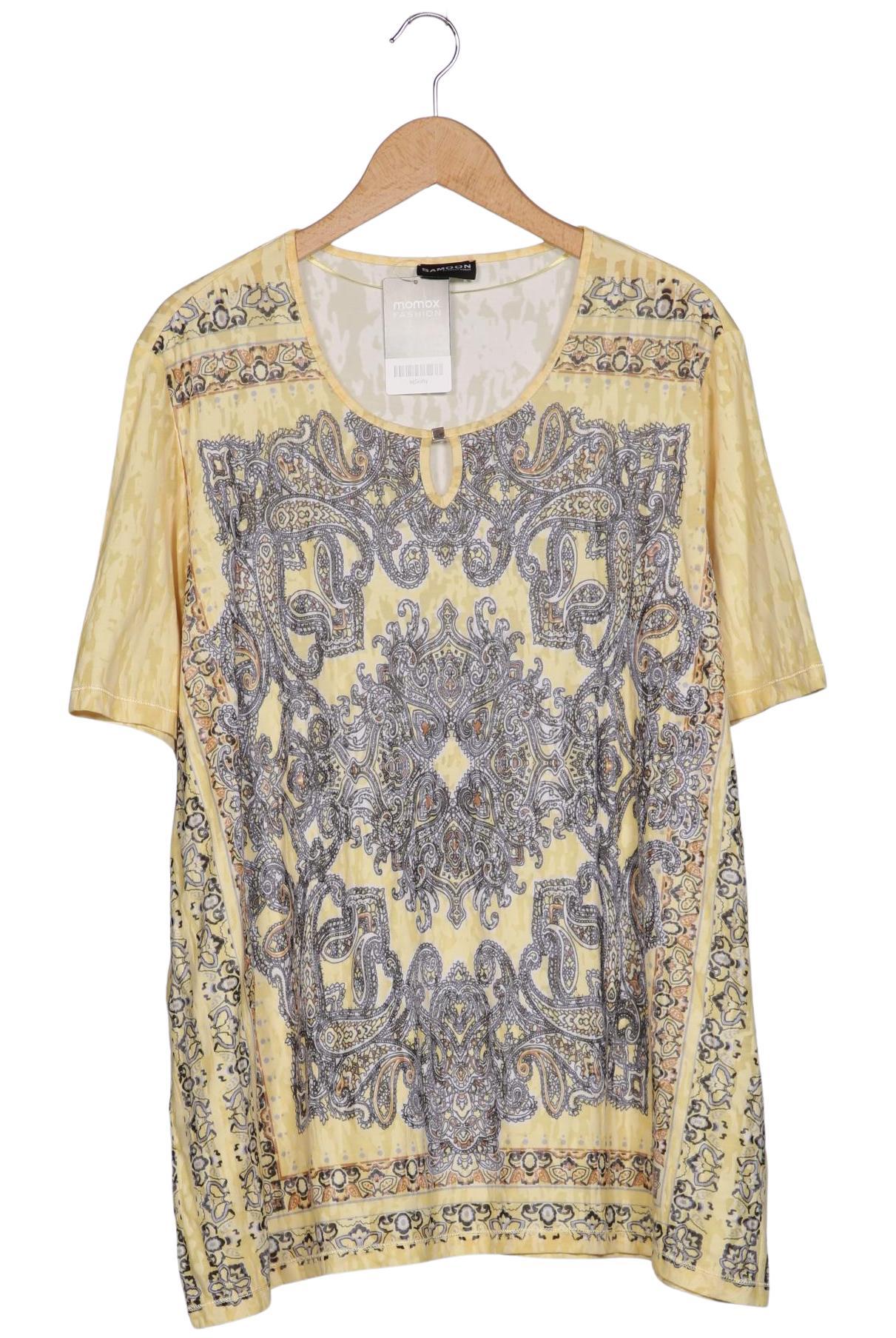 

Samoon by Gerry Weber Damen T-Shirt, gelb, Gr. 48