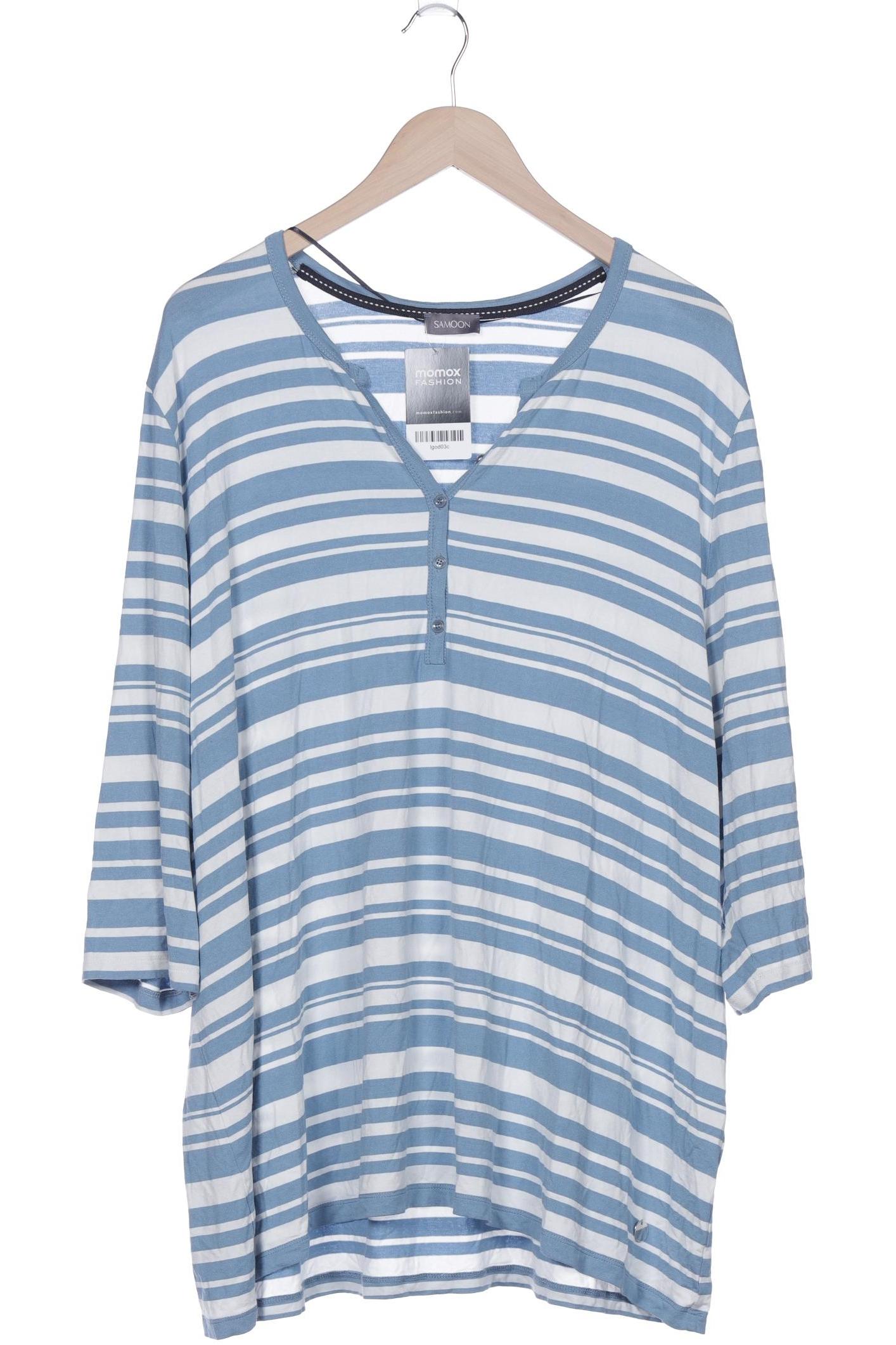 

Samoon by Gerry Weber Damen Langarmshirt, hellblau, Gr. 46