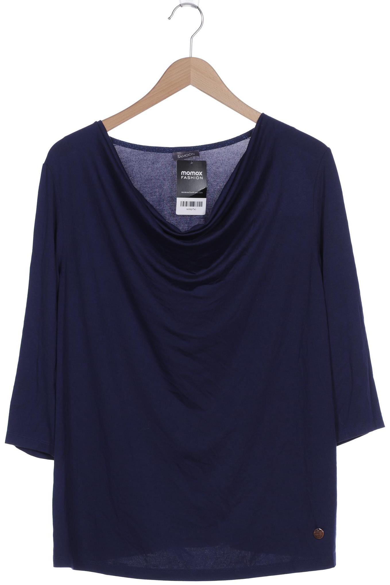 

SAMOON by Gerry Weber Damen Langarmshirt, marineblau