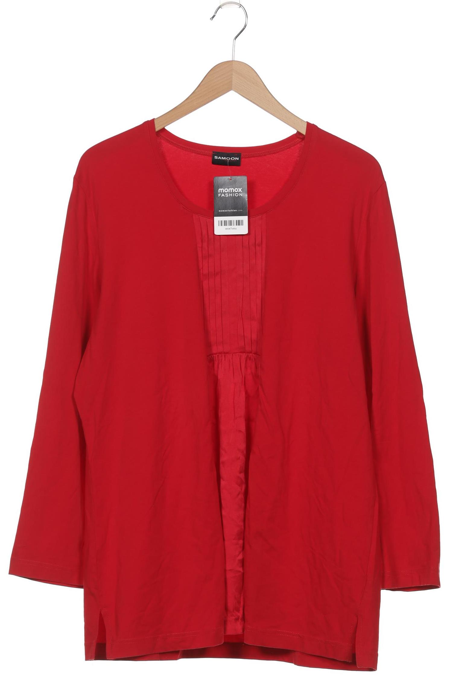 

Samoon by Gerry Weber Damen Langarmshirt, rot, Gr. 48