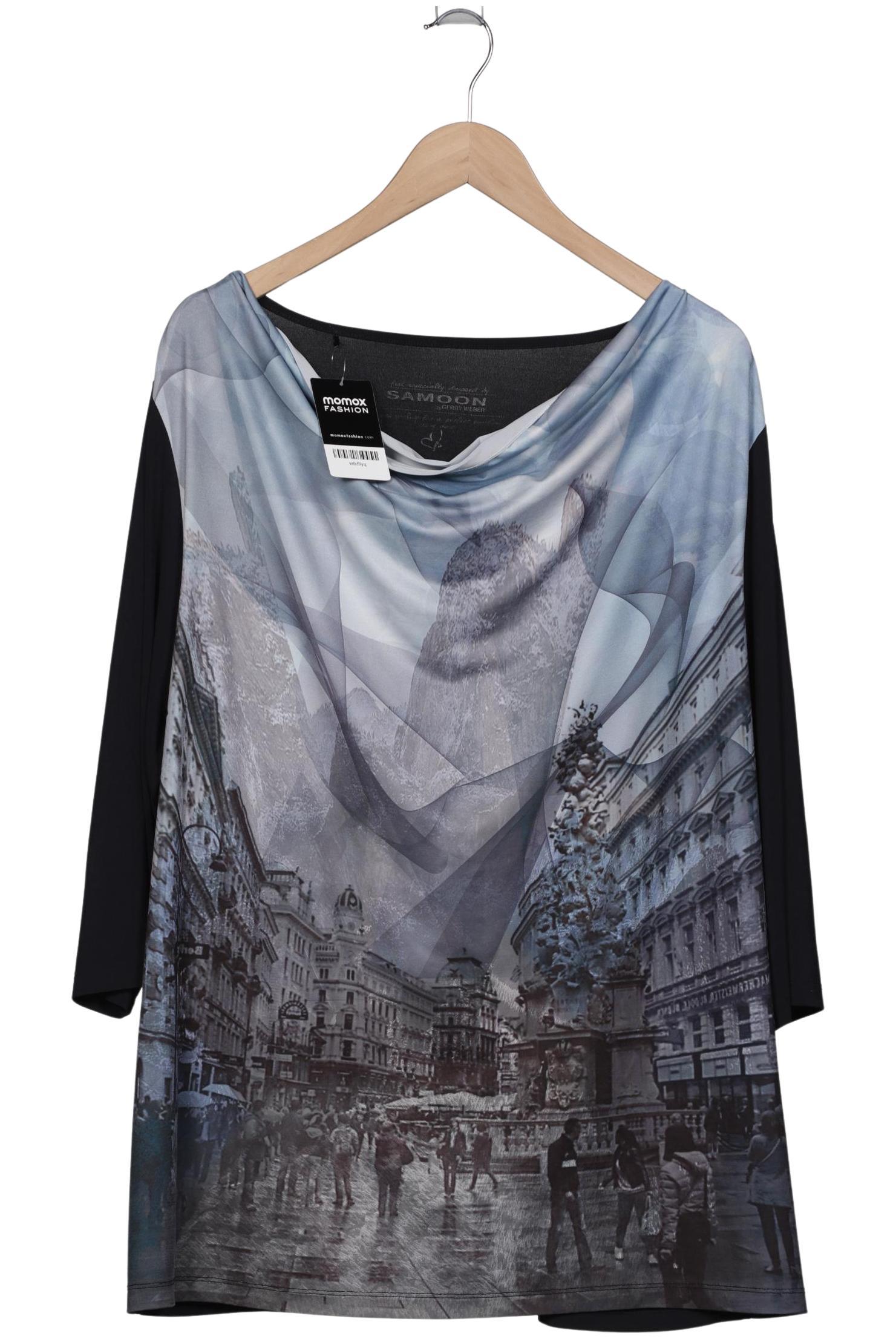 

Samoon by Gerry Weber Damen Langarmshirt, marineblau, Gr. 50