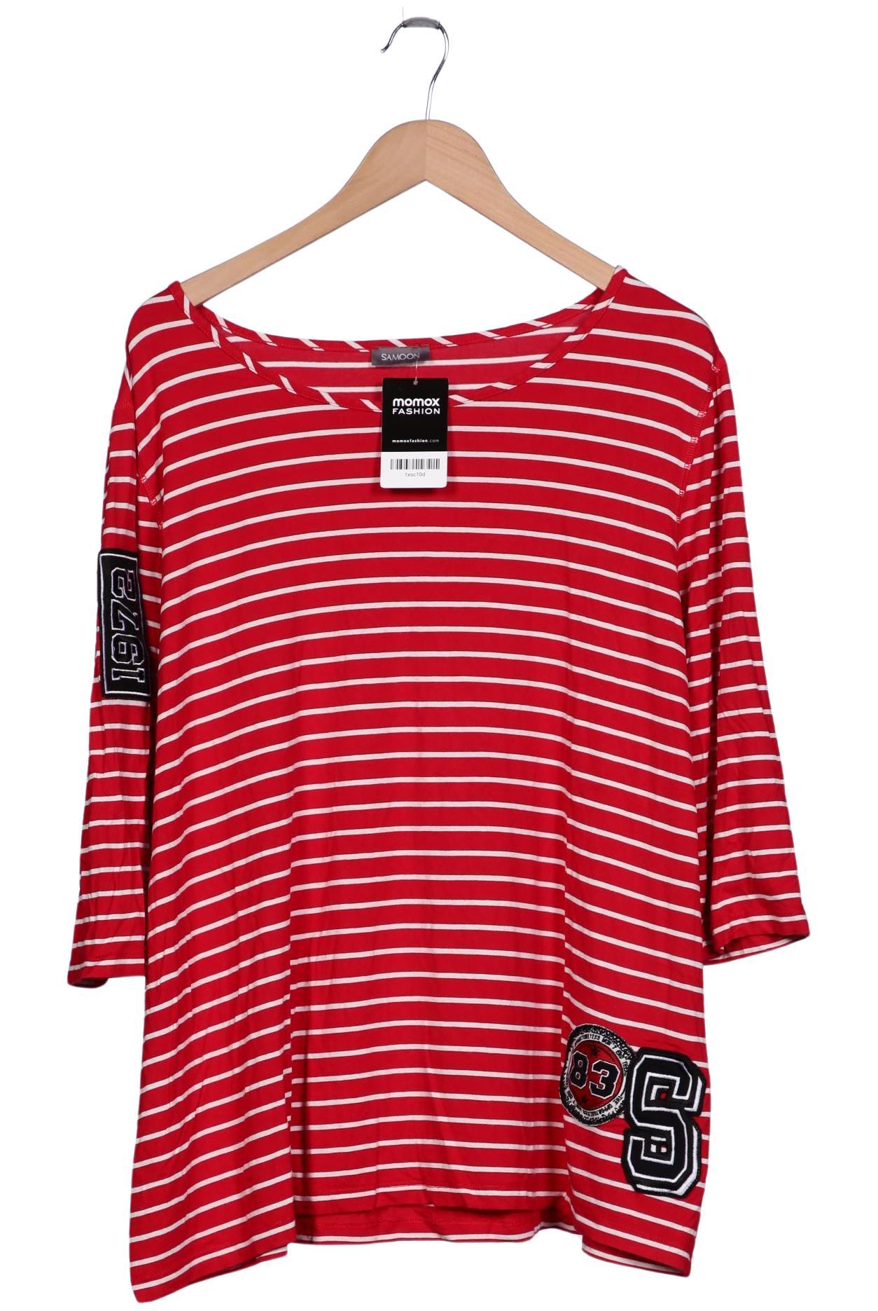 

Samoon by Gerry Weber Damen Langarmshirt, rot, Gr. 52