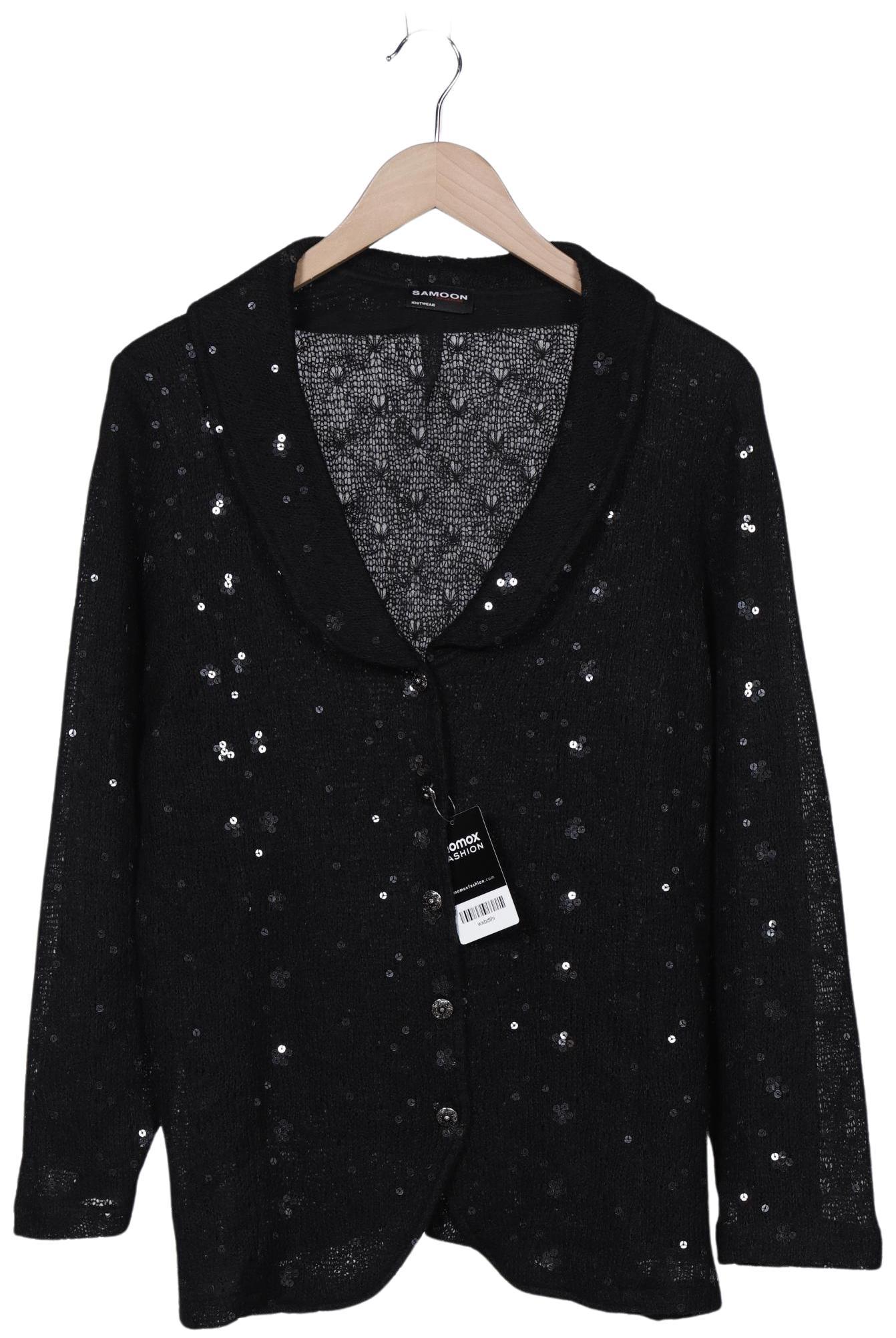 

Samoon by Gerry Weber Damen Strickjacke, schwarz, Gr. 46