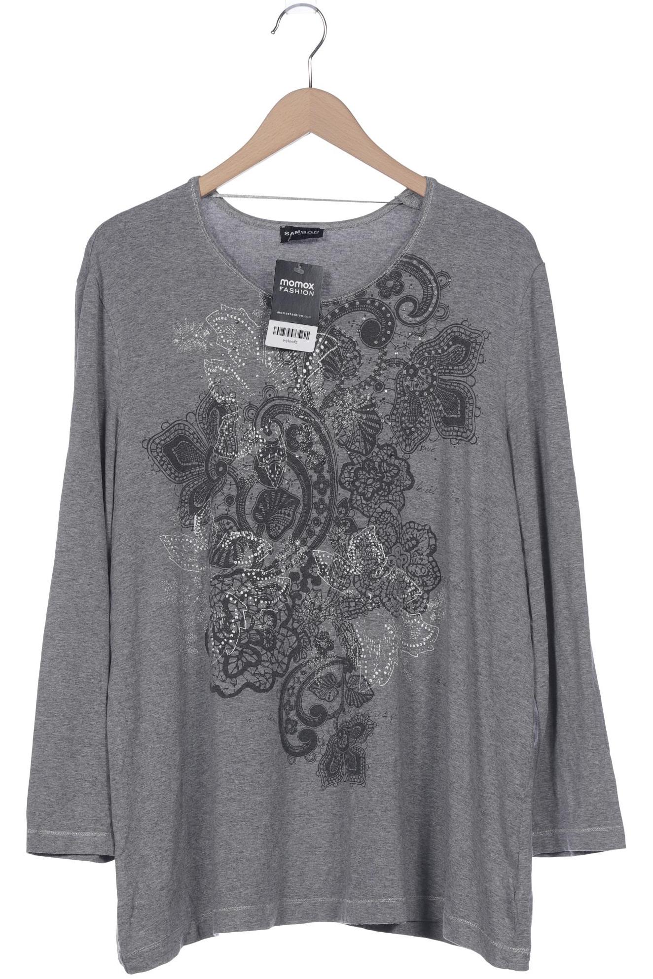 

Samoon by Gerry Weber Damen Langarmshirt, grau, Gr. 50