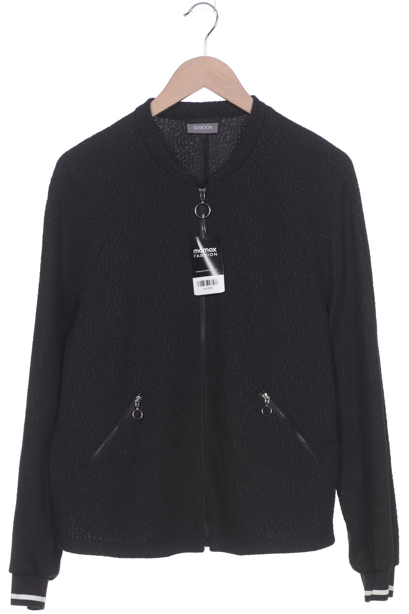 

Samoon by Gerry Weber Damen Sweatshirt, schwarz, Gr. 42