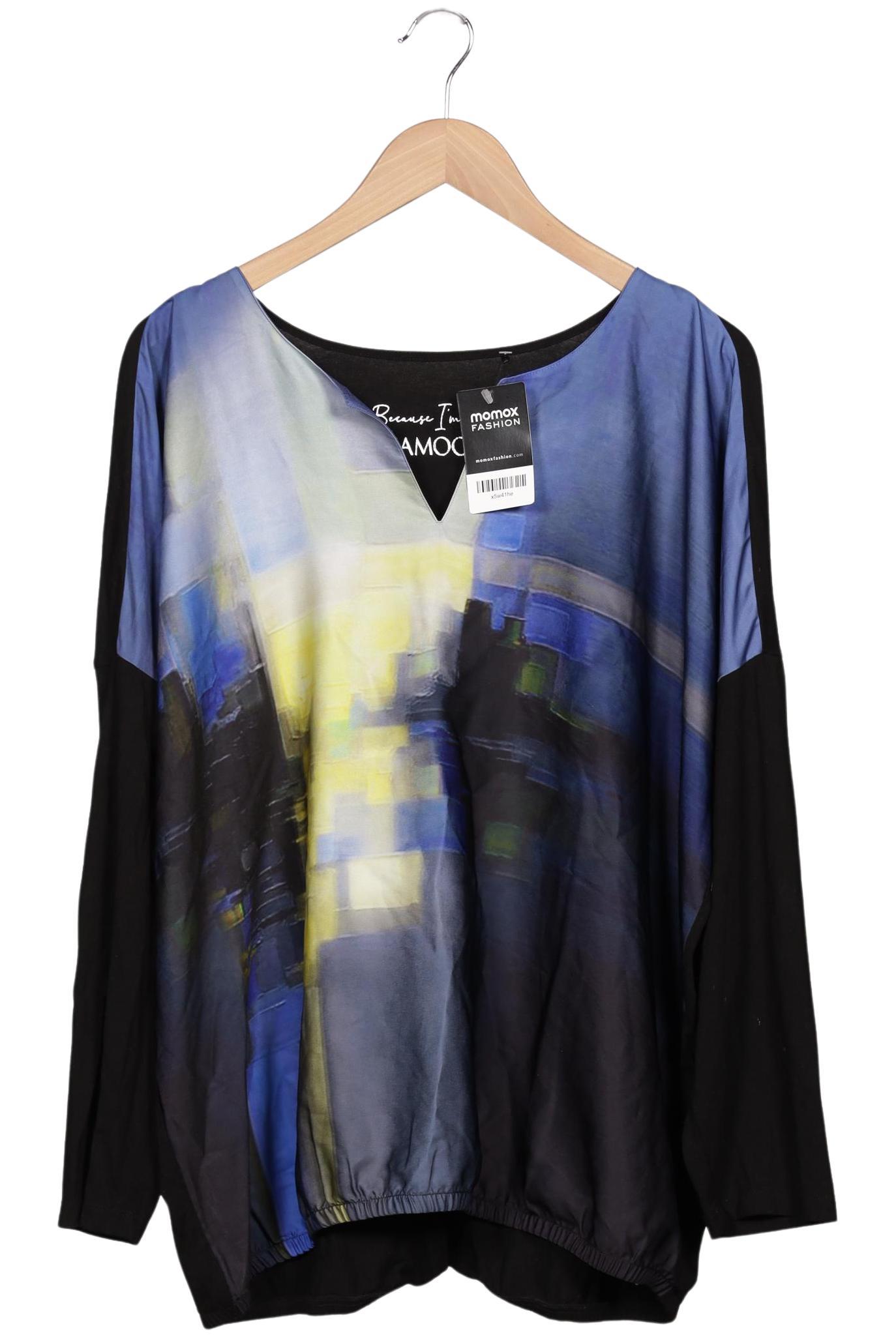 

Samoon by Gerry Weber Damen Langarmshirt, schwarz, Gr. 48