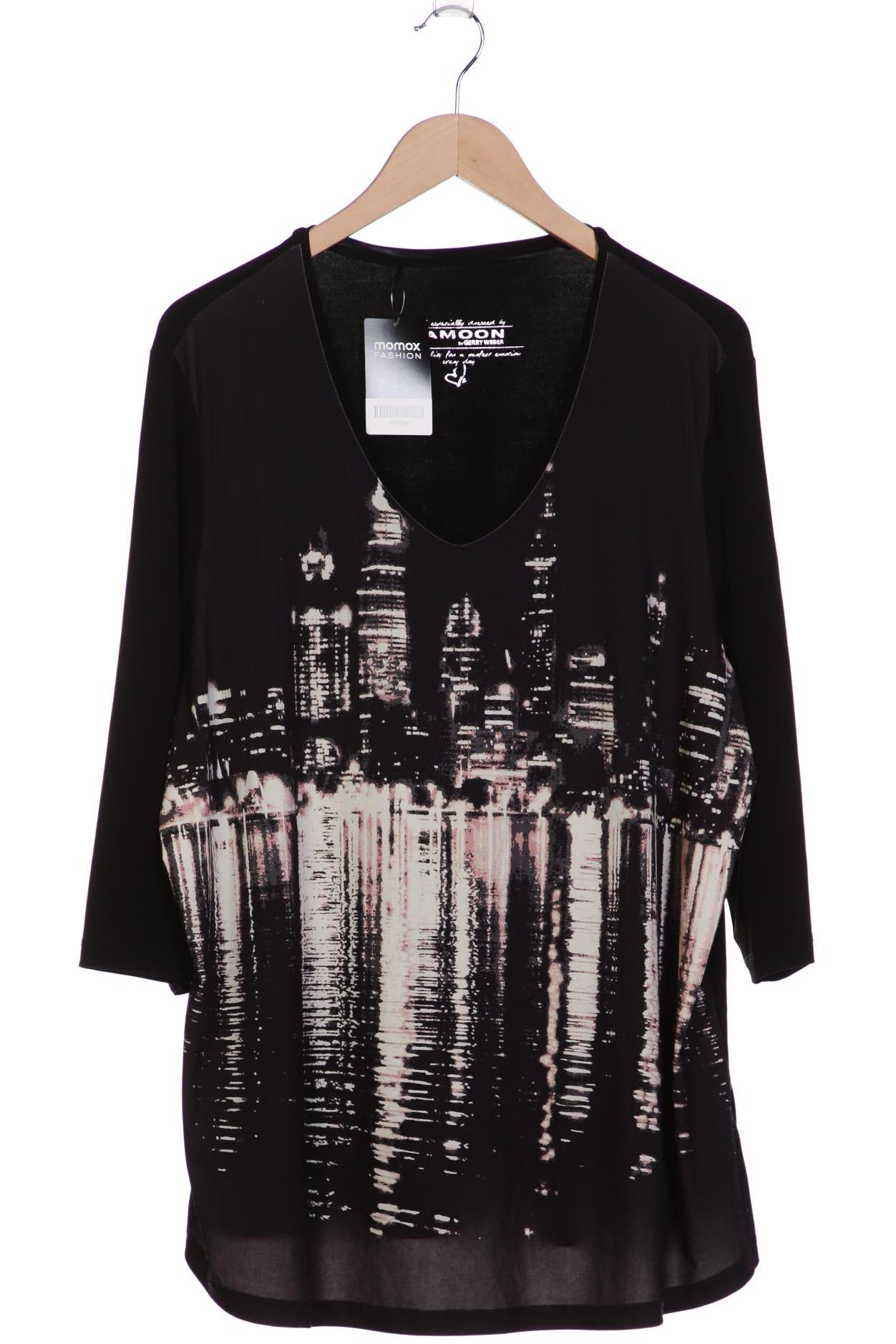 

Samoon by Gerry Weber Damen Langarmshirt, schwarz, Gr. 50