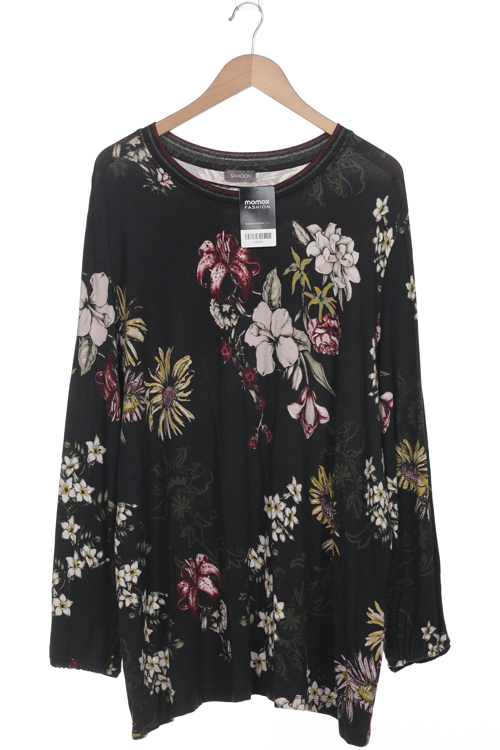 

Samoon by Gerry Weber Damen Langarmshirt, schwarz, Gr. 46